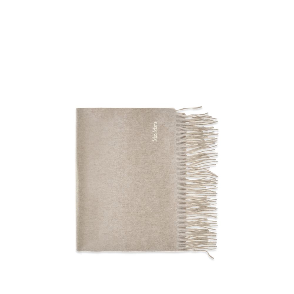 Max Mara Beige Cashmere Scarf Max Mara