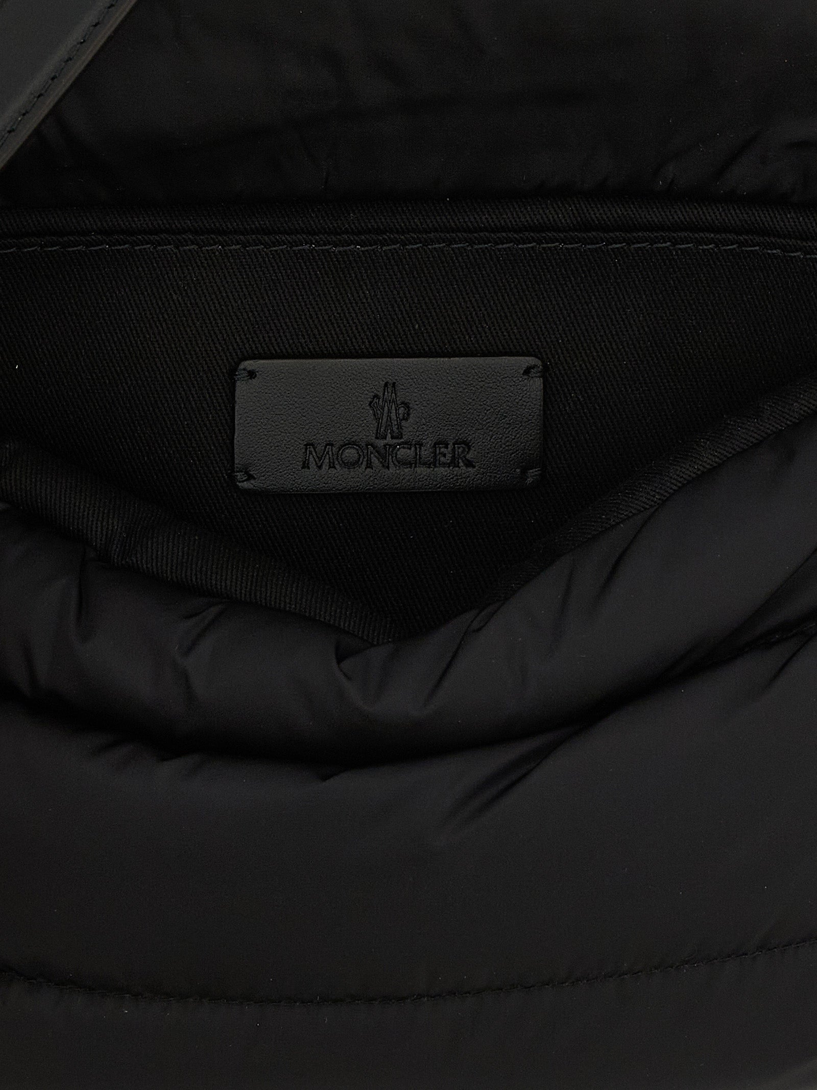 Moncler Black Polyamide Shoulder Bag Moncler