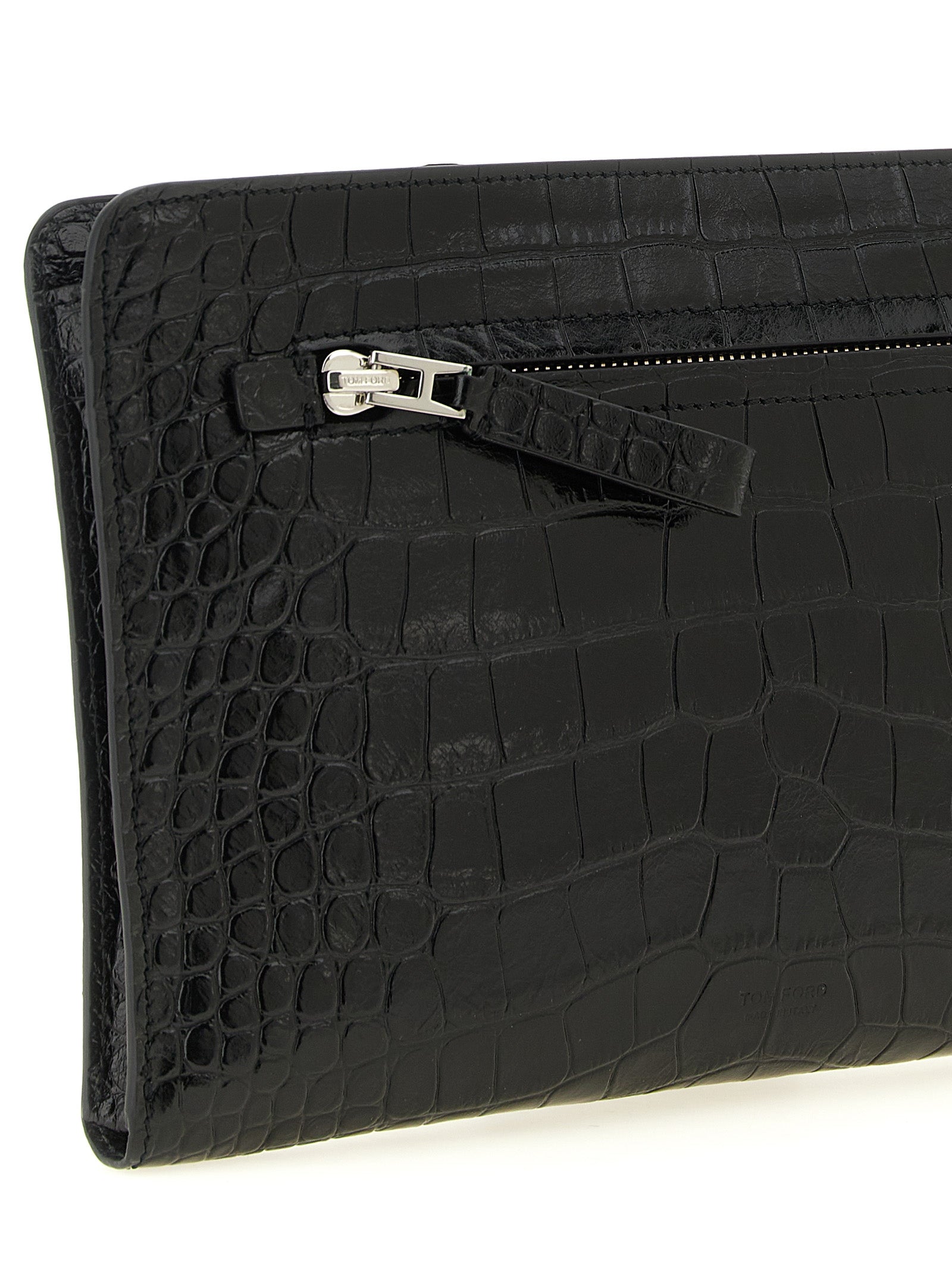 Tom Ford Black Calfskin Clutch Bag Tom Ford