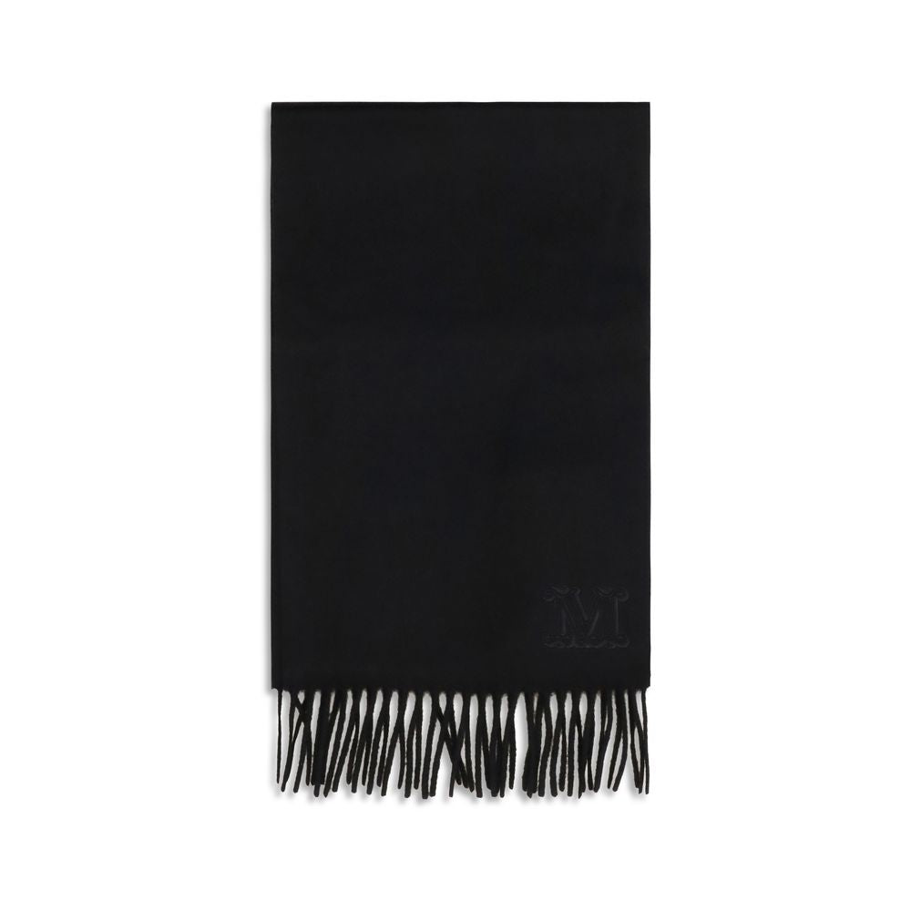 Max Mara Black Cashmere Scarf Max Mara