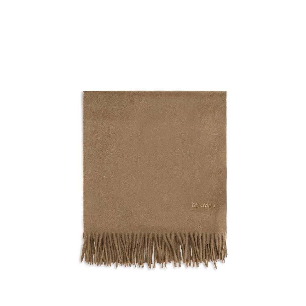 Max Mara Beige Cashmere Scarf Max Mara