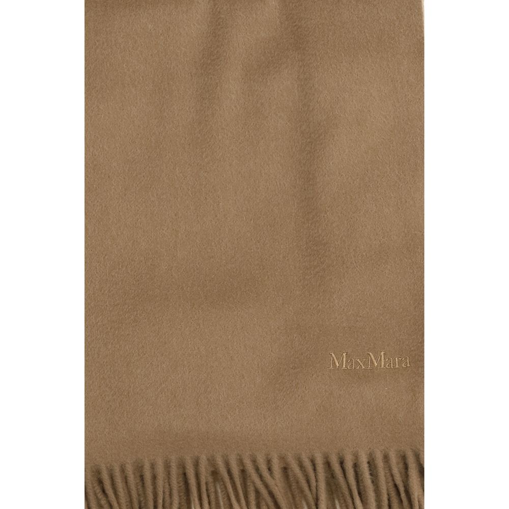 Max Mara Beige Cashmere Scarf Max Mara