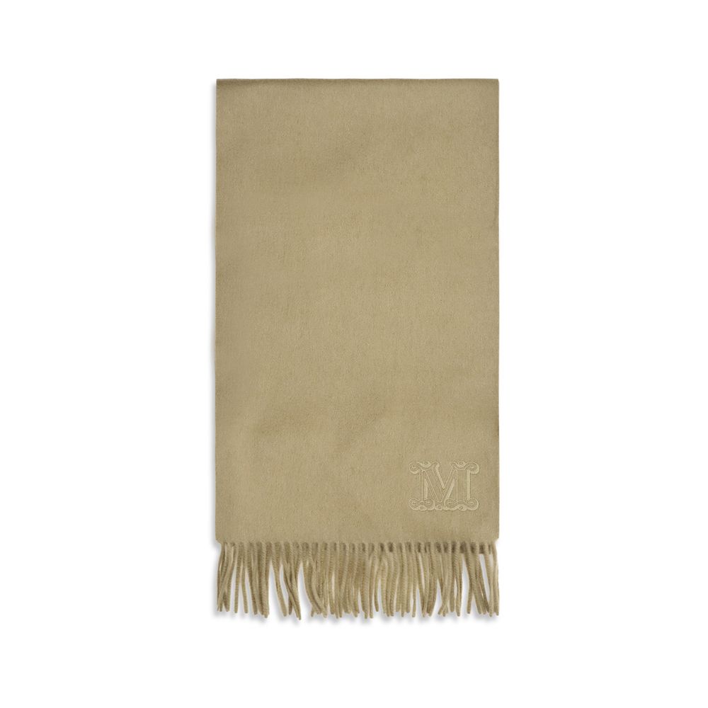 Max Mara Beige Cashmere Scarf Max Mara
