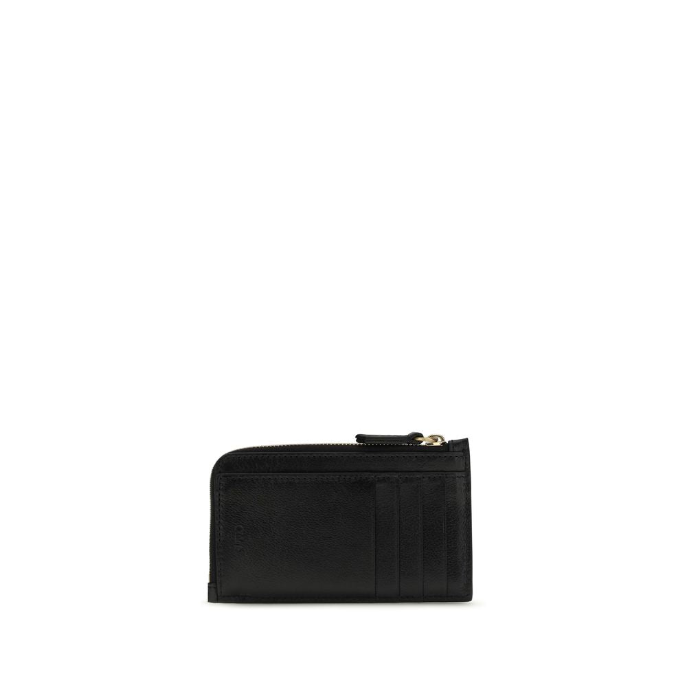 Chloé Black Calf Leather Bos Taurus Wallet Chloé
