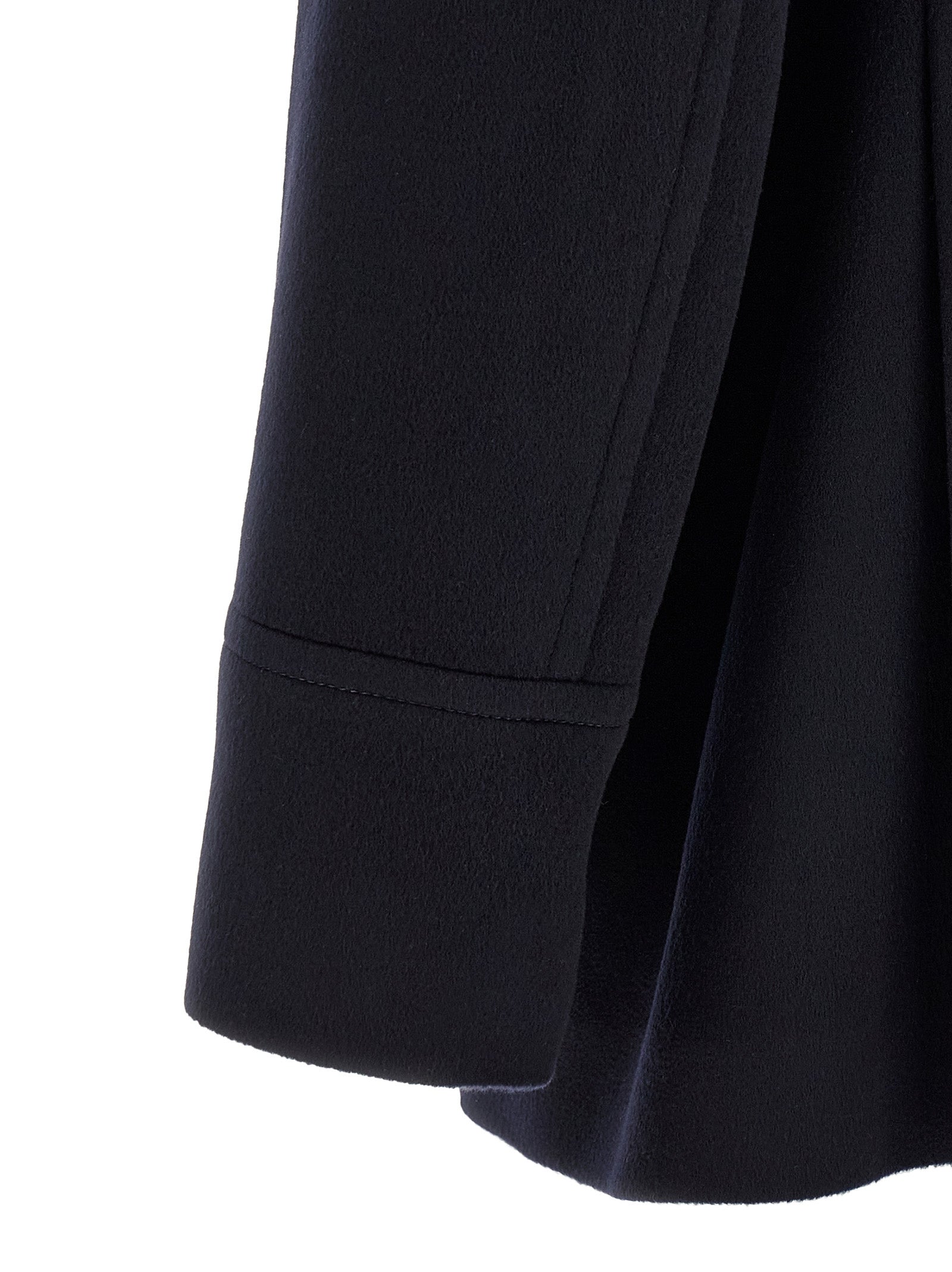 Brunello Cucinelli Blue Virgin Wool Coat Brunello Cucinelli
