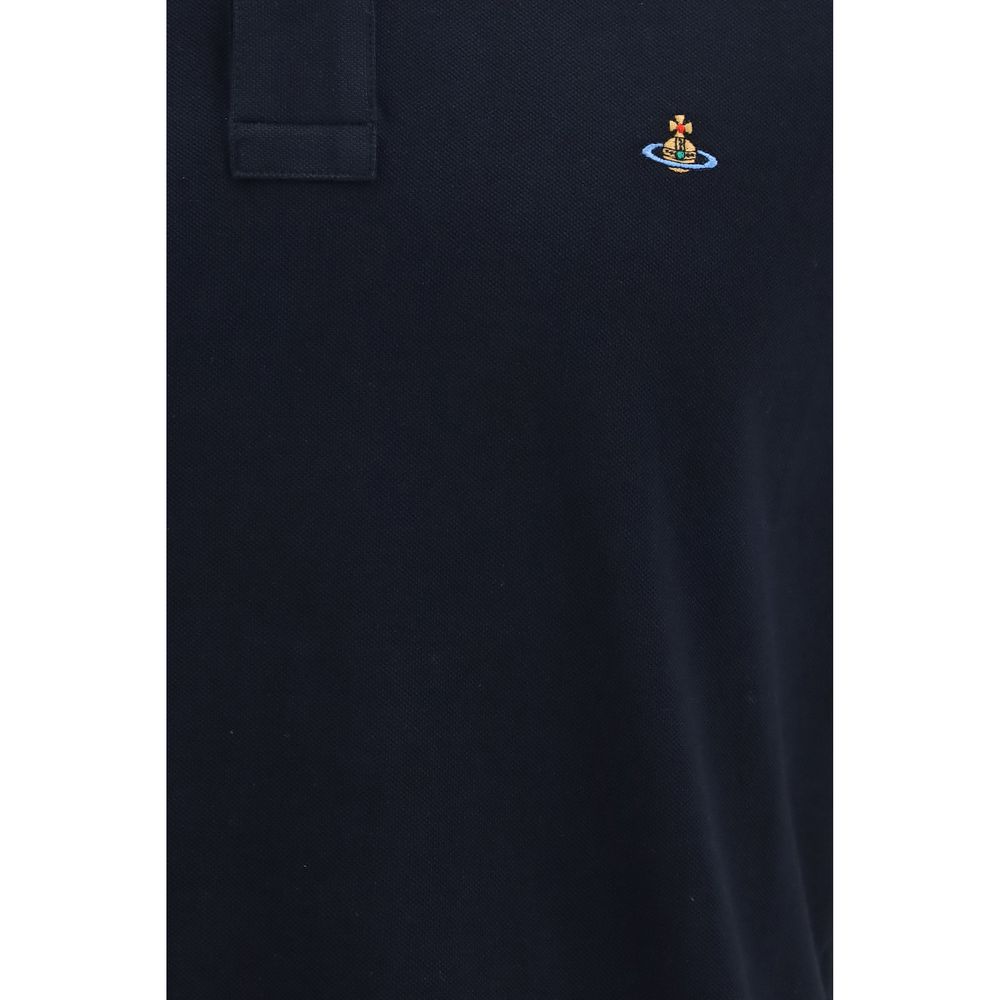 Vivienne Westwood Blue Cotton Polo Shirt Vivienne Westwood