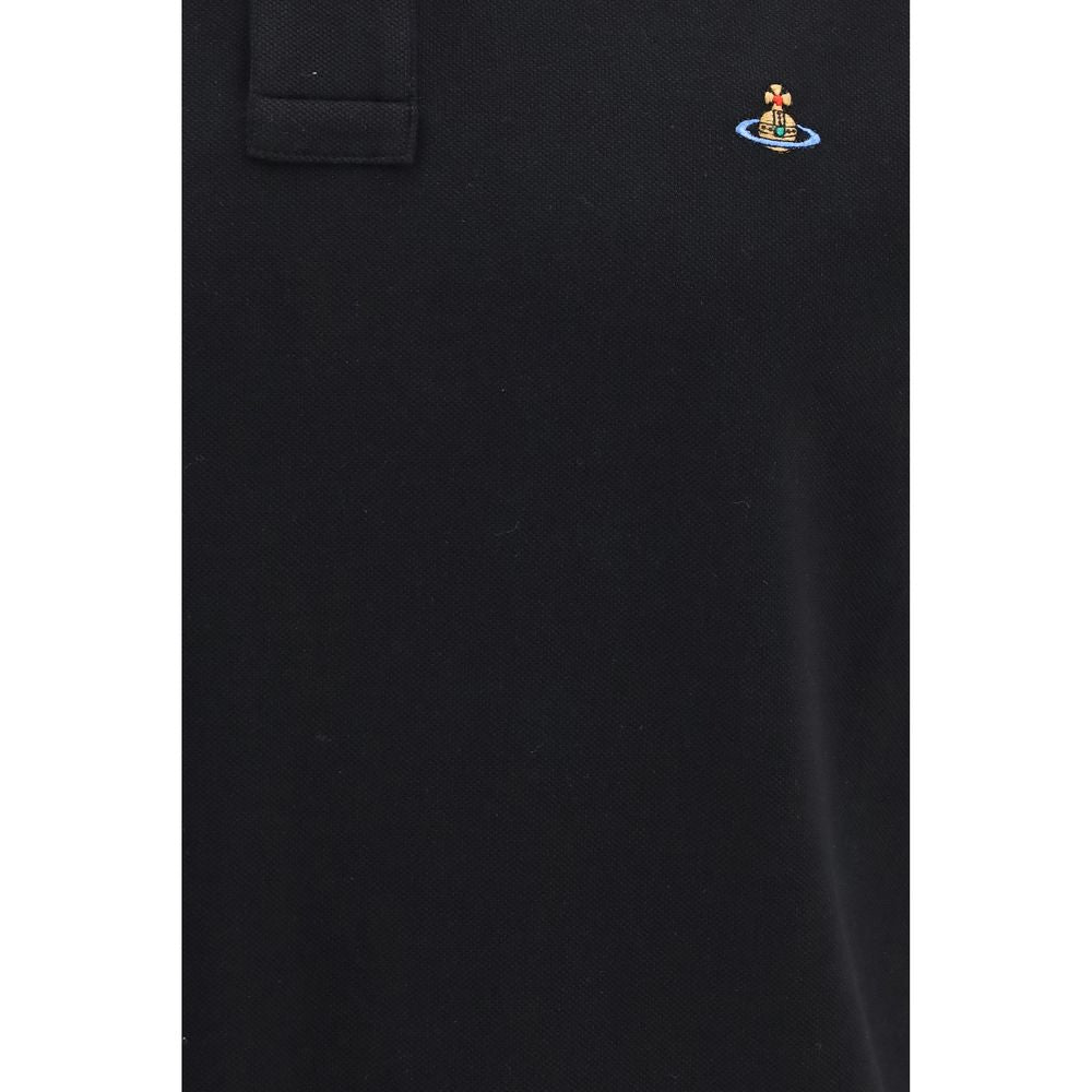 Vivienne Westwood Black Cotton Polo Shirt Vivienne Westwood