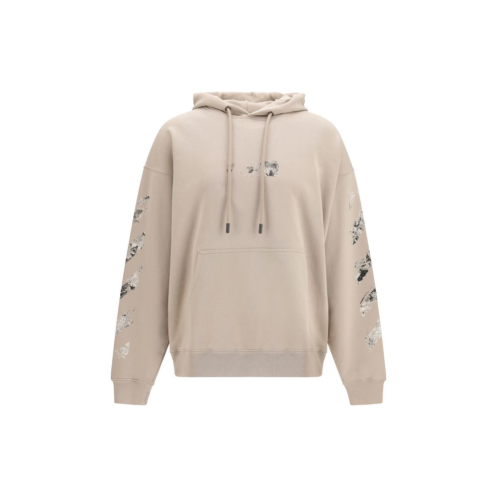Off-White Beige Cotton Sweatshirt Off-White