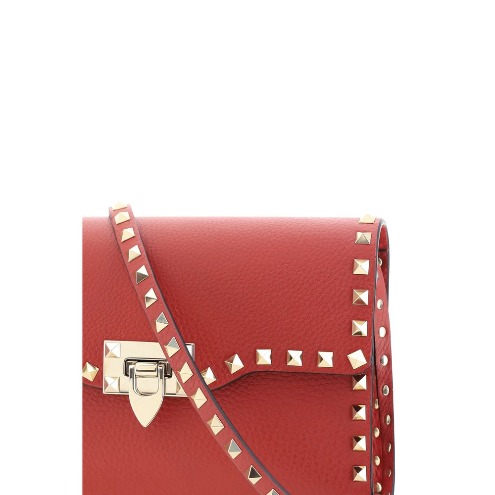 Valentino Garavani Multicolor Calf Leather Bos Taurus Shoulder Bag Valentino Garavani