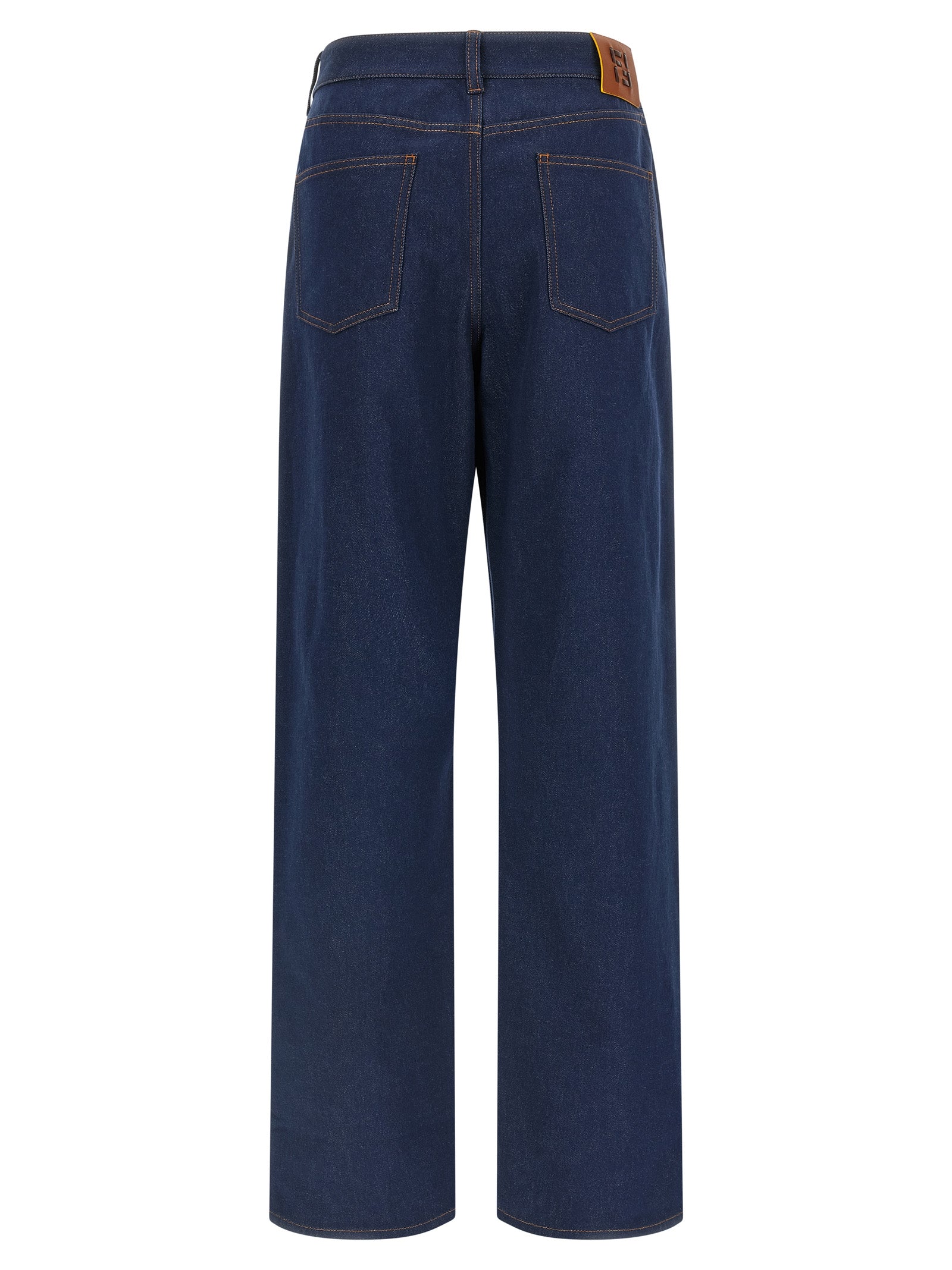 Fendi Blue Cotton Jeans Denim Fendi