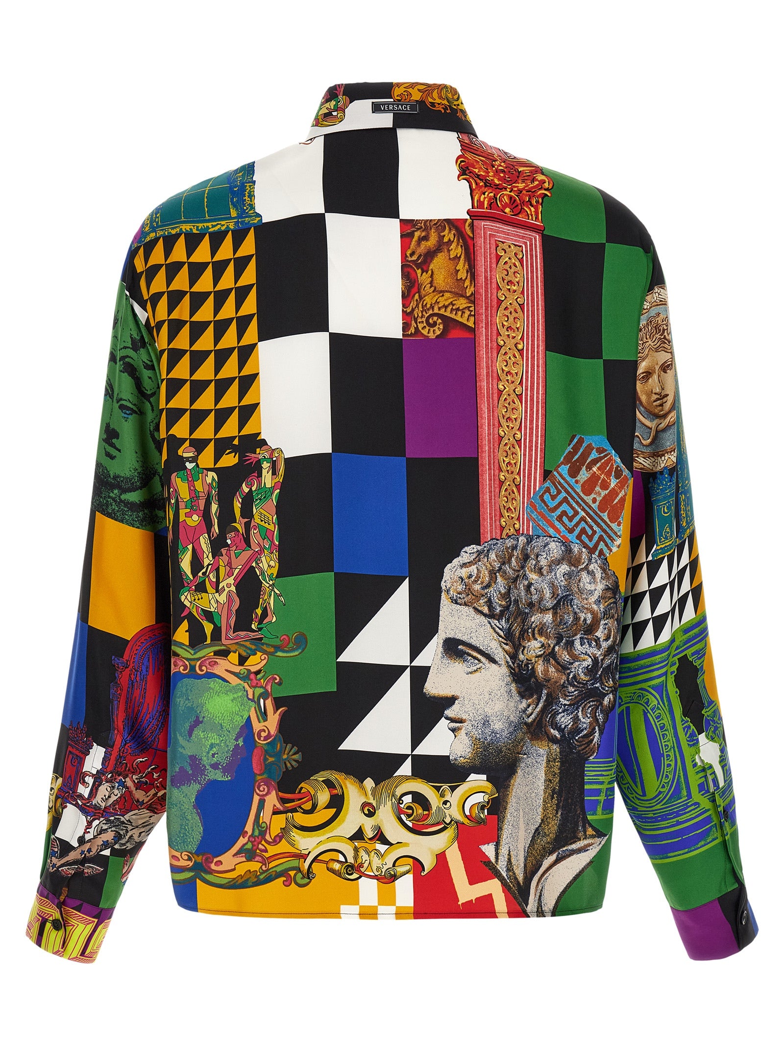 Versace Multicolor Silk Blouse Versace