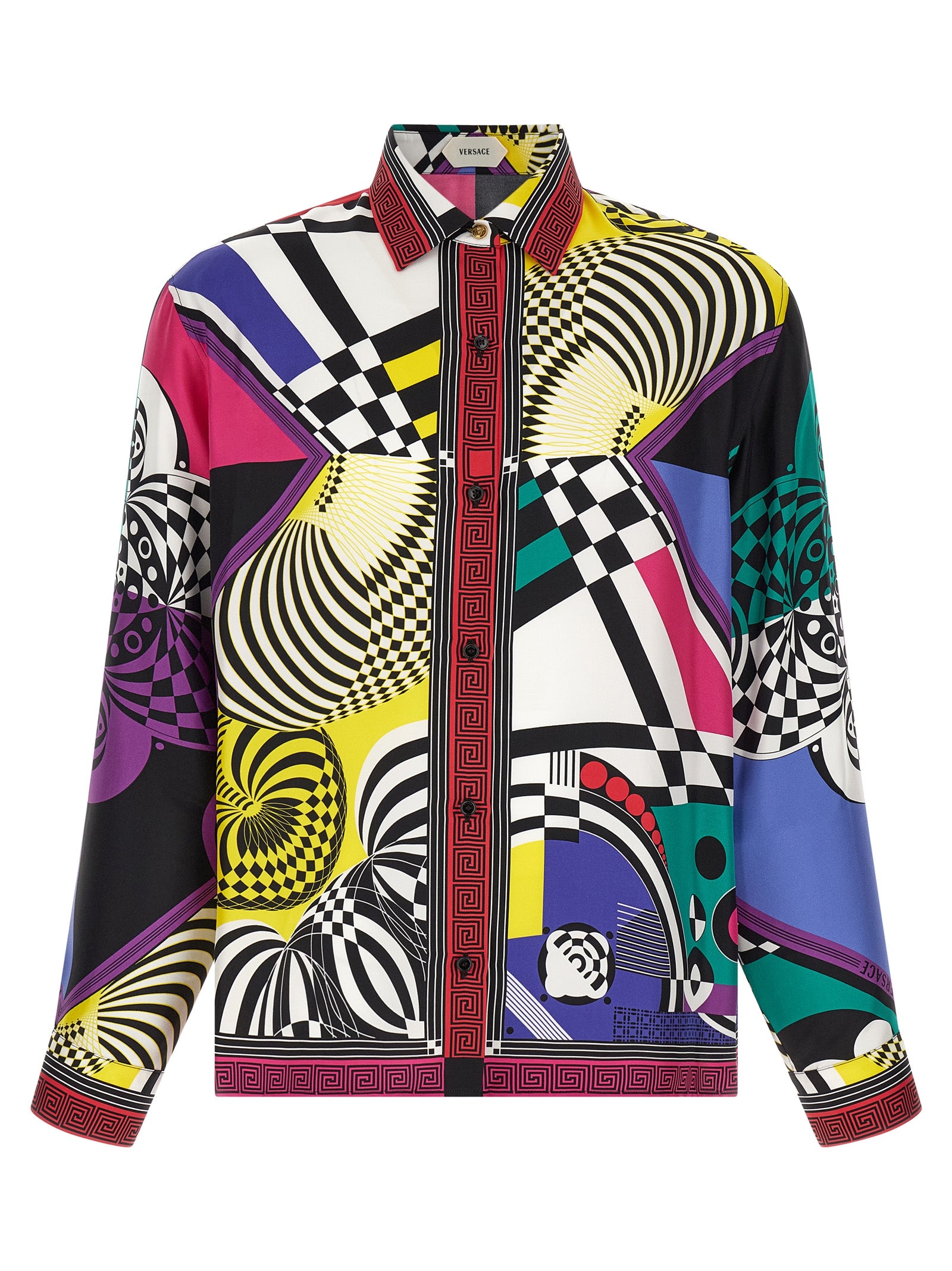 Versace Multicolor Silk Blouse Versace