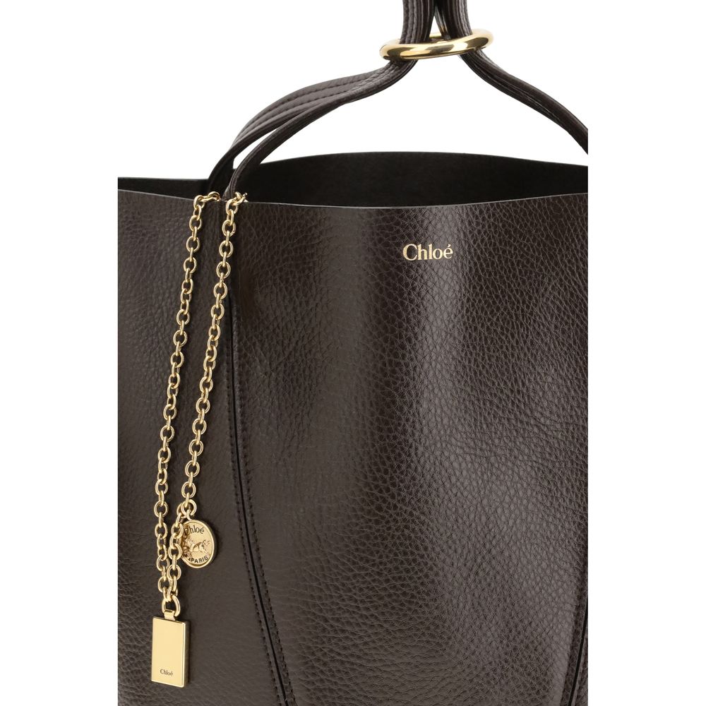 Chloé Brown Calf Leather Bos Taurus Shoulder Bag Chloé