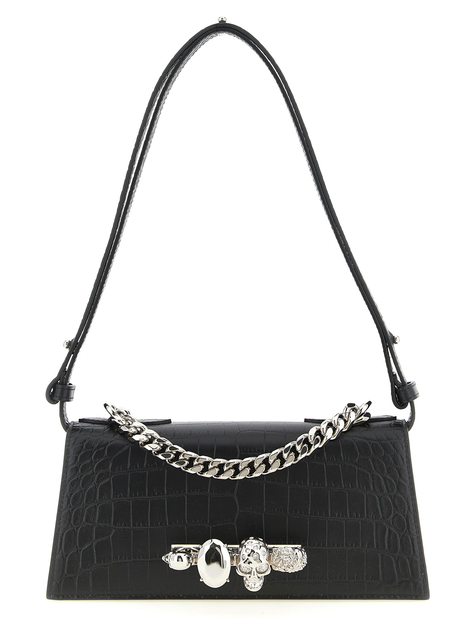 Alexander McQueen Black Calfskin Shoulder Bag Alexander McQueen