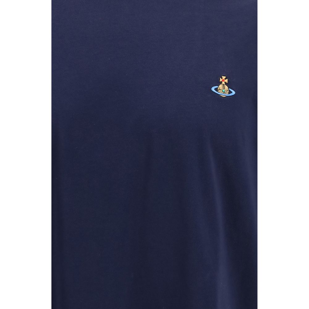 Vivienne Westwood Blue Cotton T-Shirt Vivienne Westwood