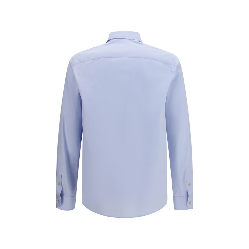 Valentino Garavani Blue Cotton Dress Shirt Valentino Garavani