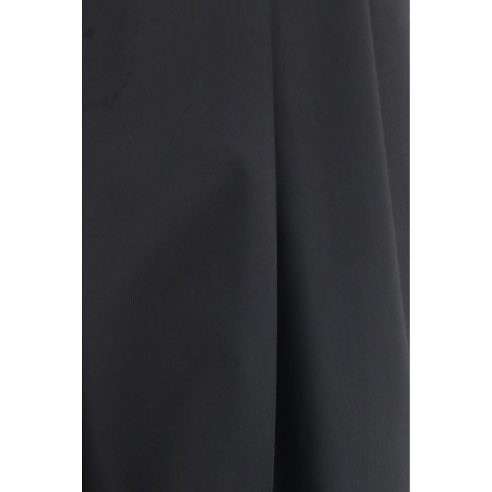 Dolce & Gabbana Black Wool Oves Aries Dress Pants Dolce & Gabbana
