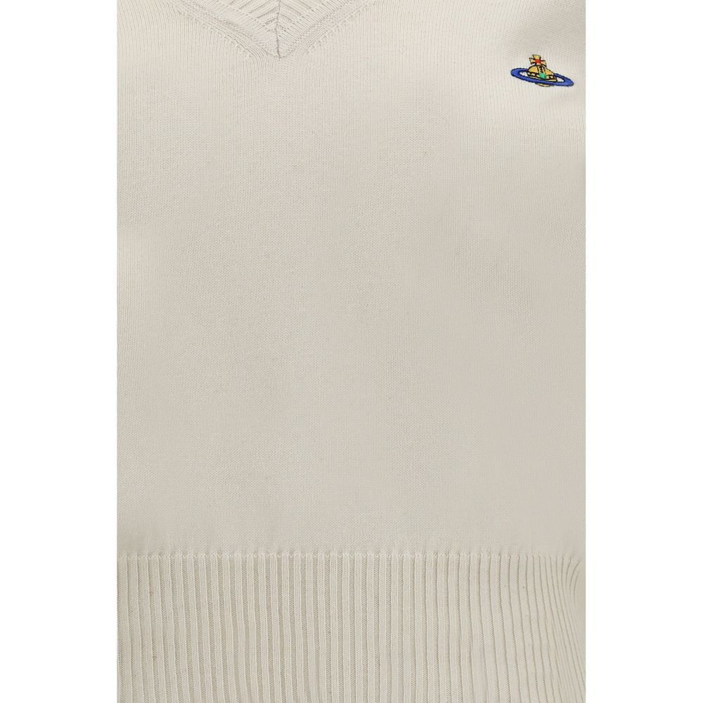 Vivienne Westwood White Cotton Sweatshirt Vivienne Westwood