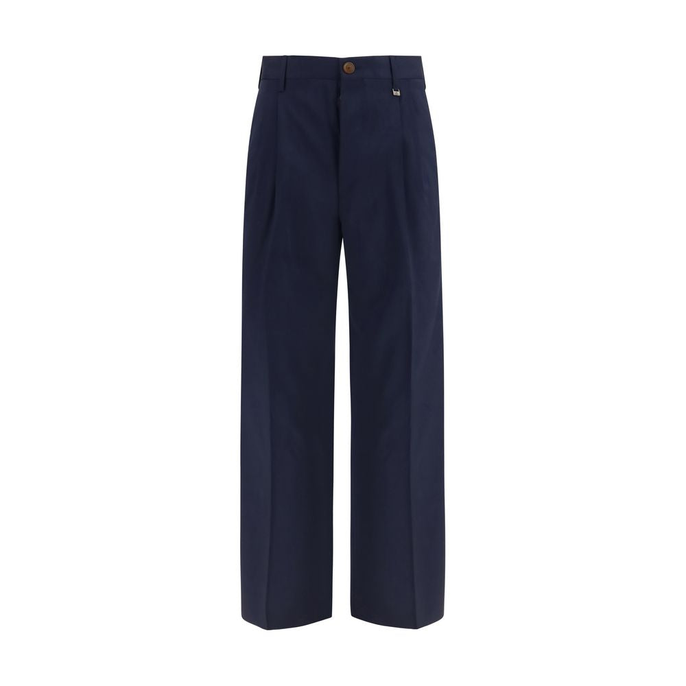 Vivienne Westwood Blue Wool Oves Aries Dress Pants Vivienne Westwood