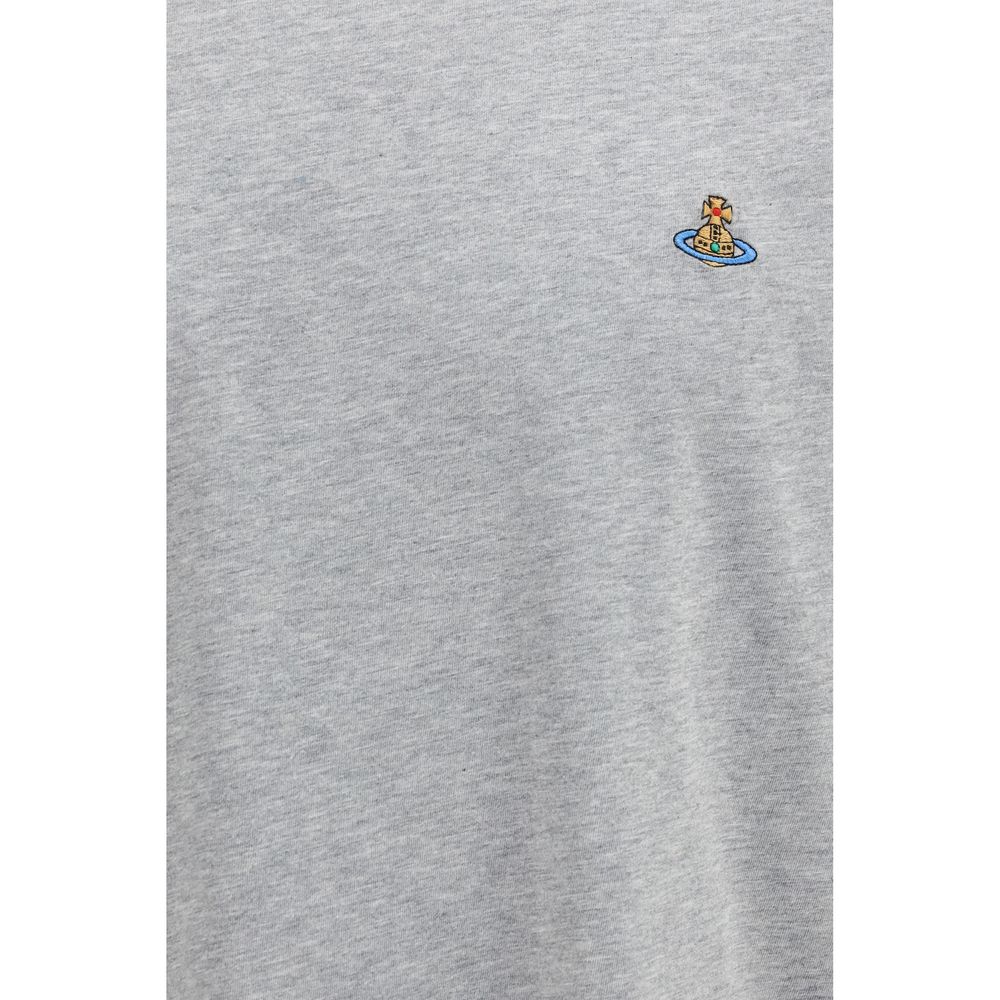 Vivienne Westwood Gray Cotton T-Shirt Vivienne Westwood