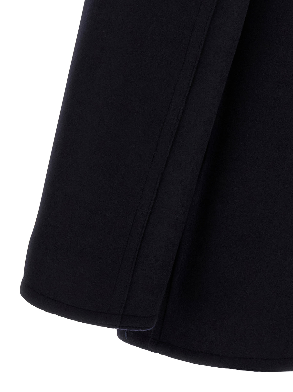 Burberry Blue Wool Coat Burberry