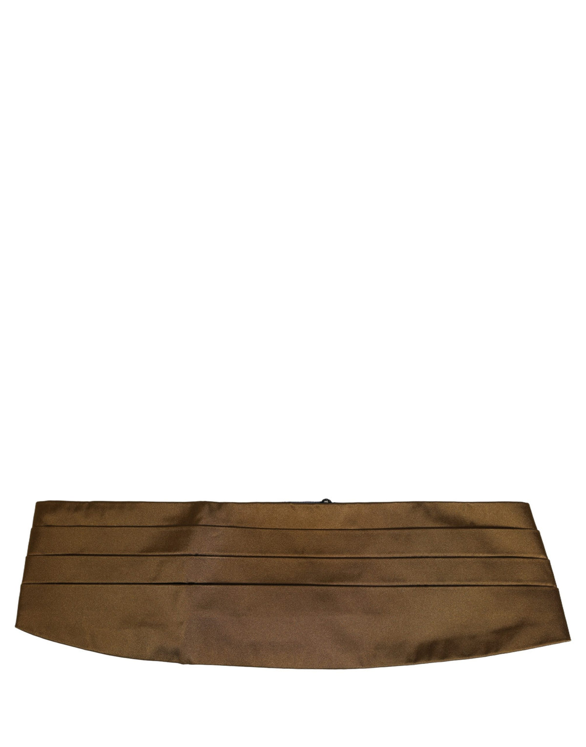Dolce & Gabbana Brown Men 100% Silk Belt Waist Cummerbund Dolce & Gabbana