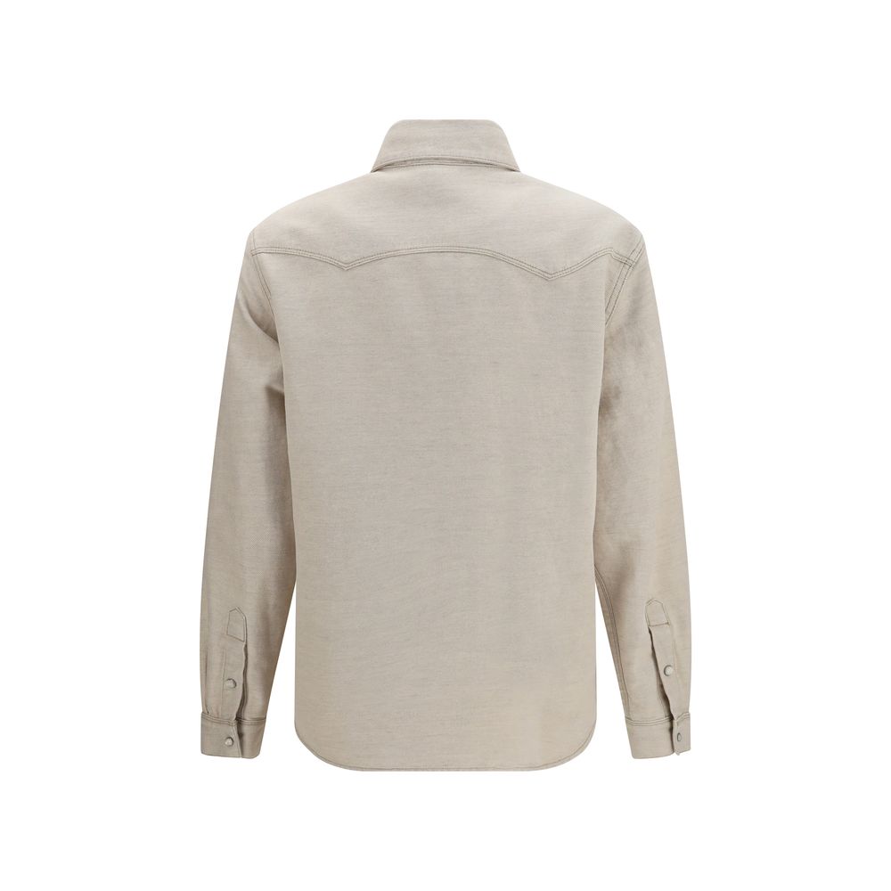 Fendi Beige Denim Shirt Fendi