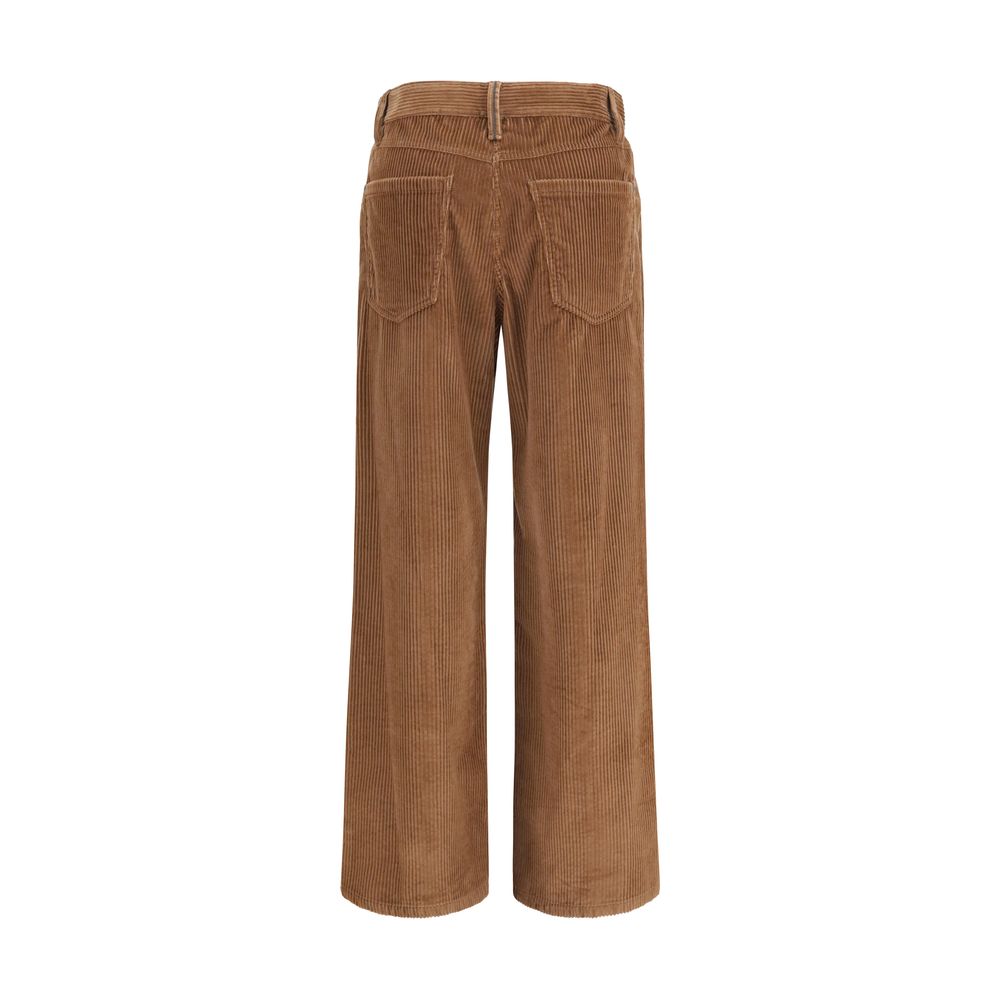 Brunello Cucinelli Brown Cotton Casual Pants Brunello Cucinelli