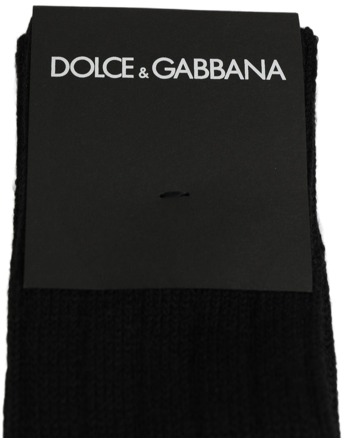 Dolce & Gabbana Black DG Logo Print Over The Calf Accessory Socks Dolce & Gabbana