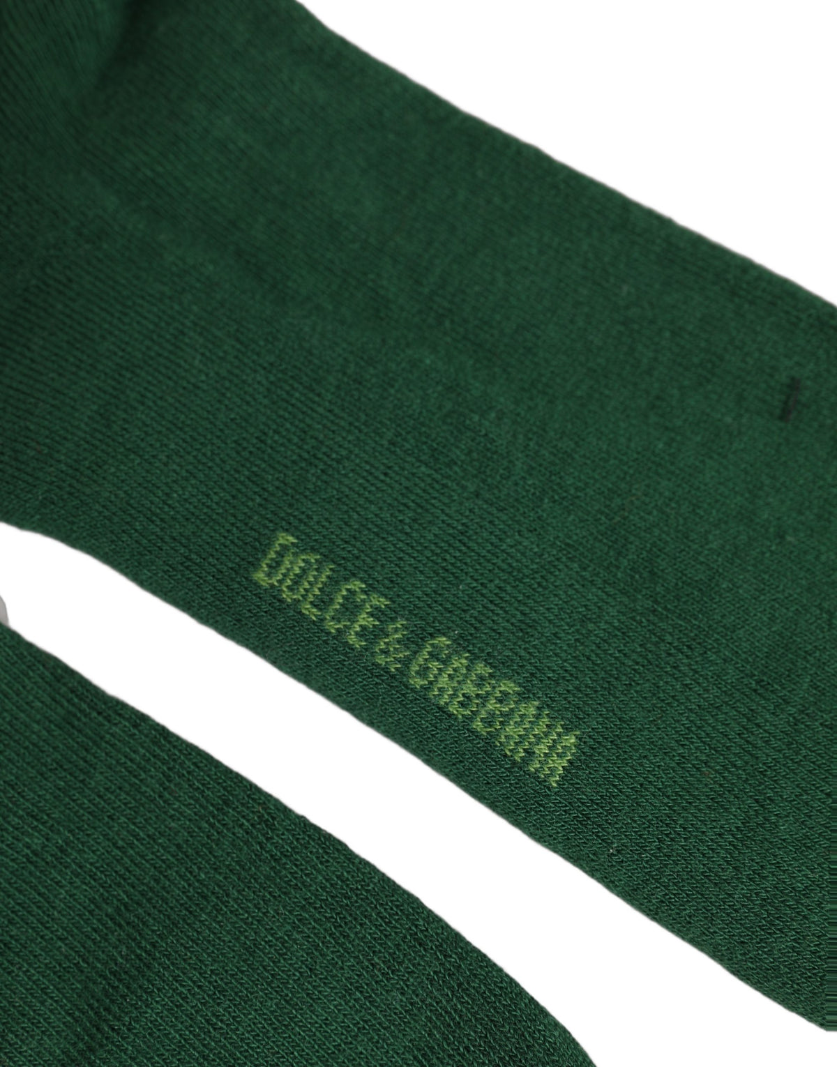Dolce & Gabbana Green DG Logo Nylon Mid Calf Accessory Socks Dolce & Gabbana