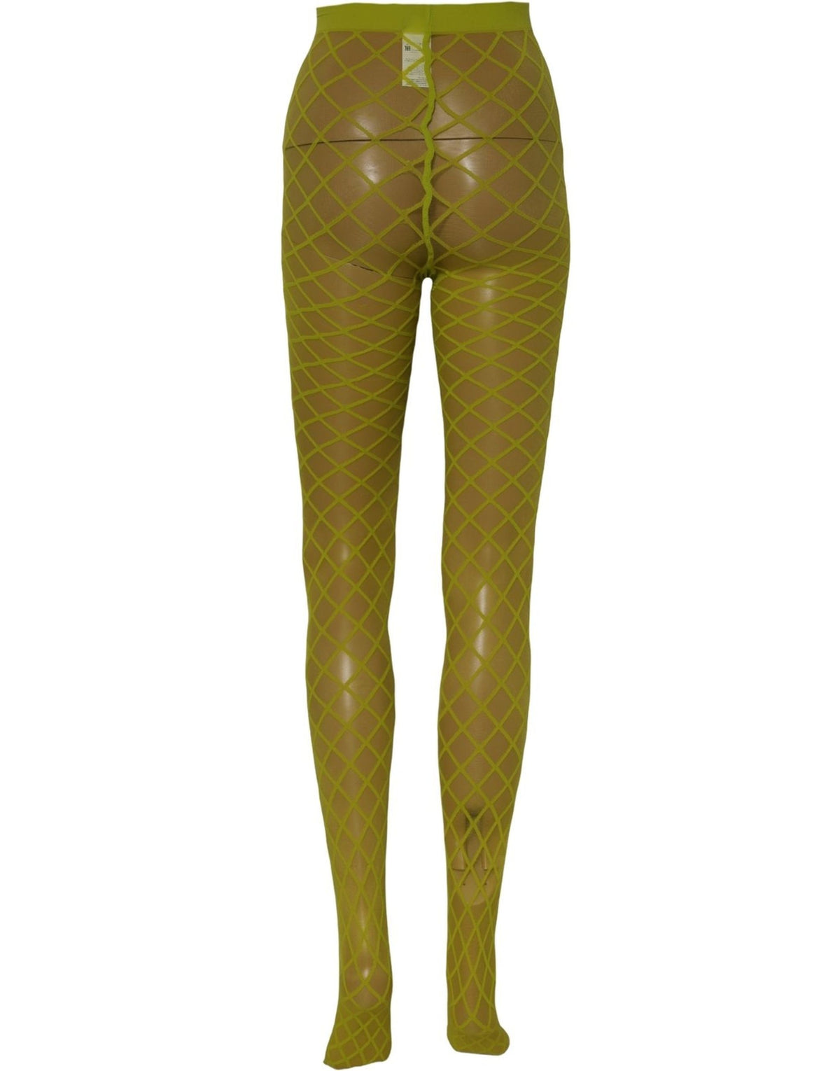 Dolce & Gabbana Green Nylon Fishnet Pantyhose Stockings Socks Dolce & Gabbana