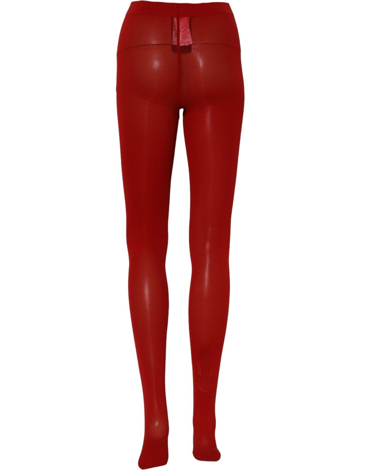 Dolce & Gabbana Red Nylon Tights Stocking Pantyhose Socks Dolce & Gabbana
