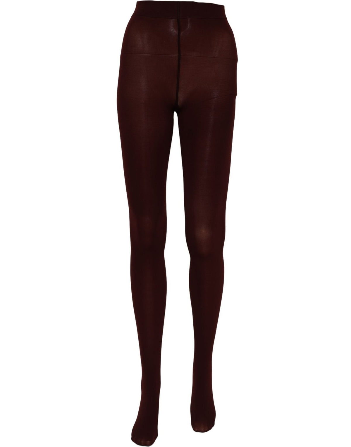 Dolce & Gabbana Maroon Nylon Tights Stocking Pantyhose Socks Dolce & Gabbana