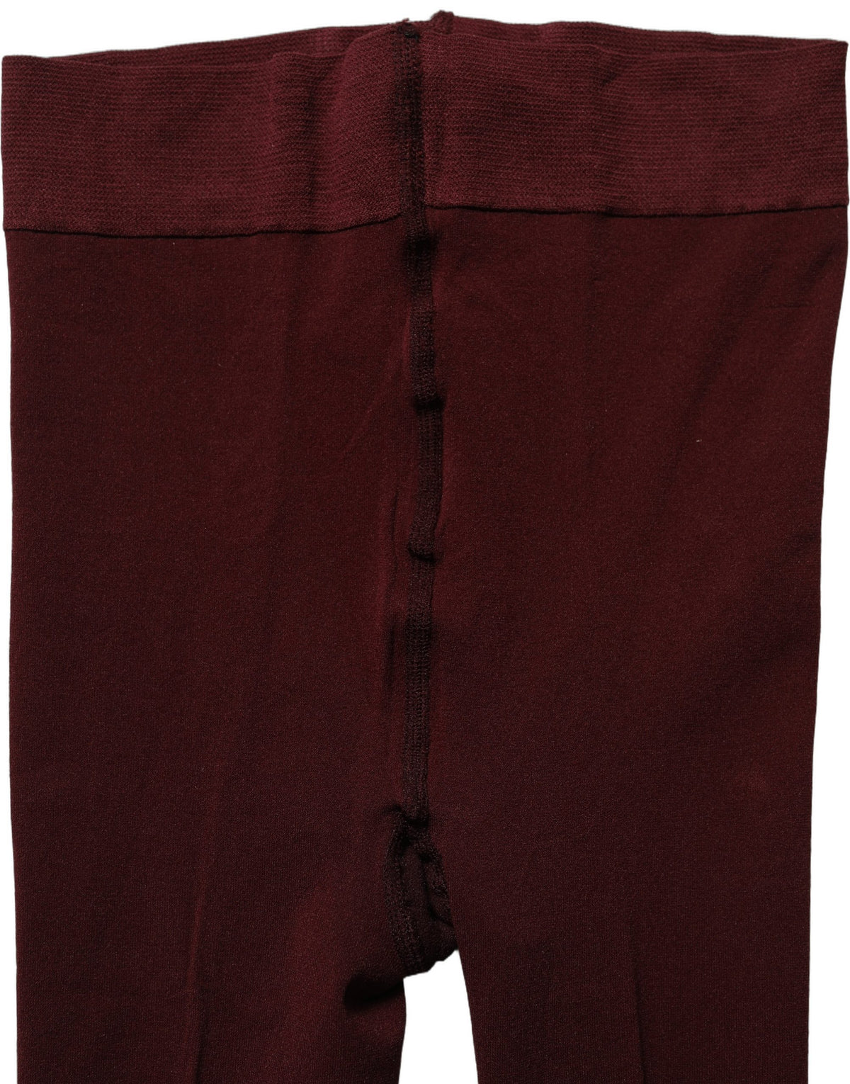 Dolce & Gabbana Maroon Nylon Tights Stocking Pantyhose Socks Dolce & Gabbana