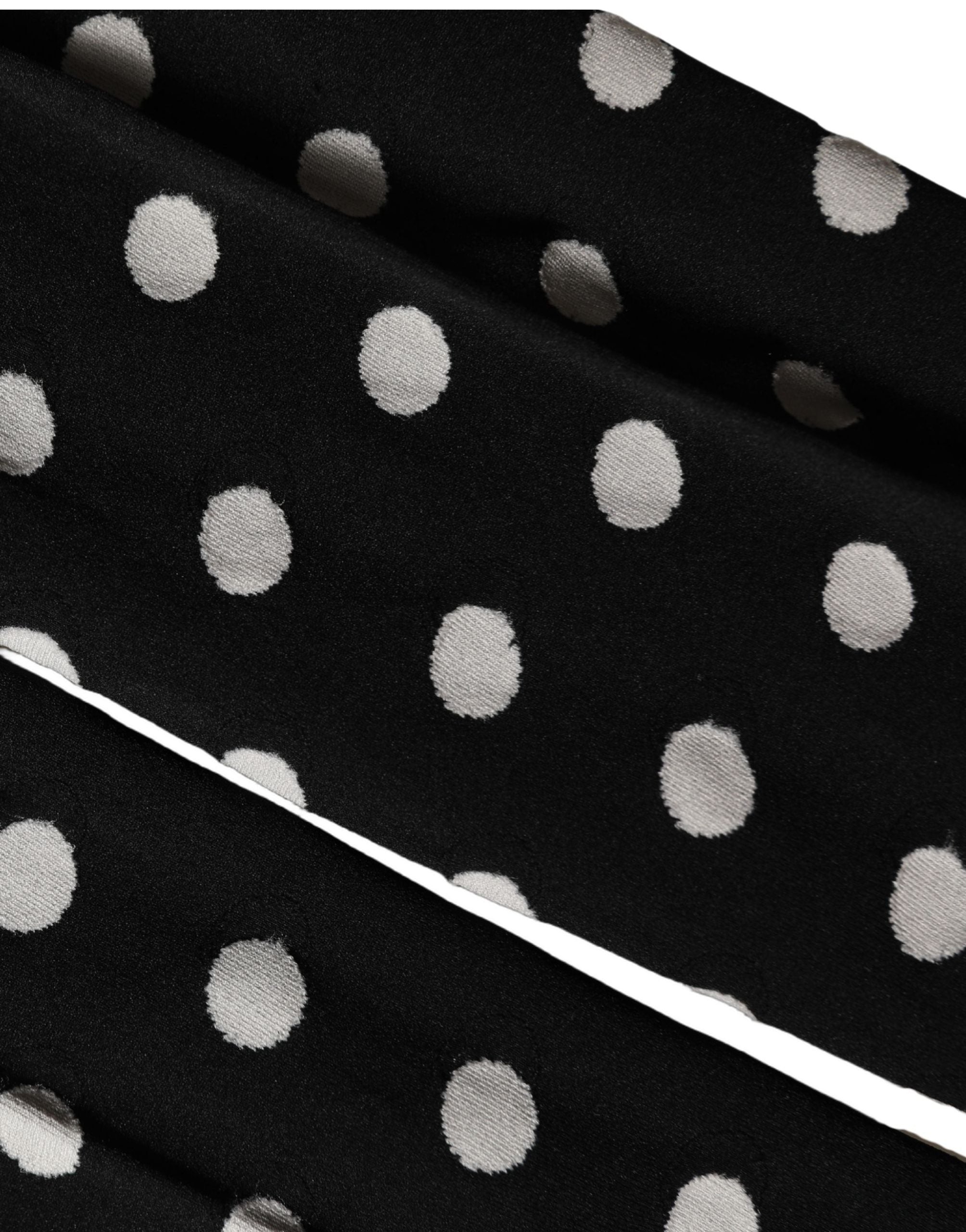 Dolce & Gabbana Black Polka Dot Fishnet Pantyhose Stockings Socks Dolce & Gabbana