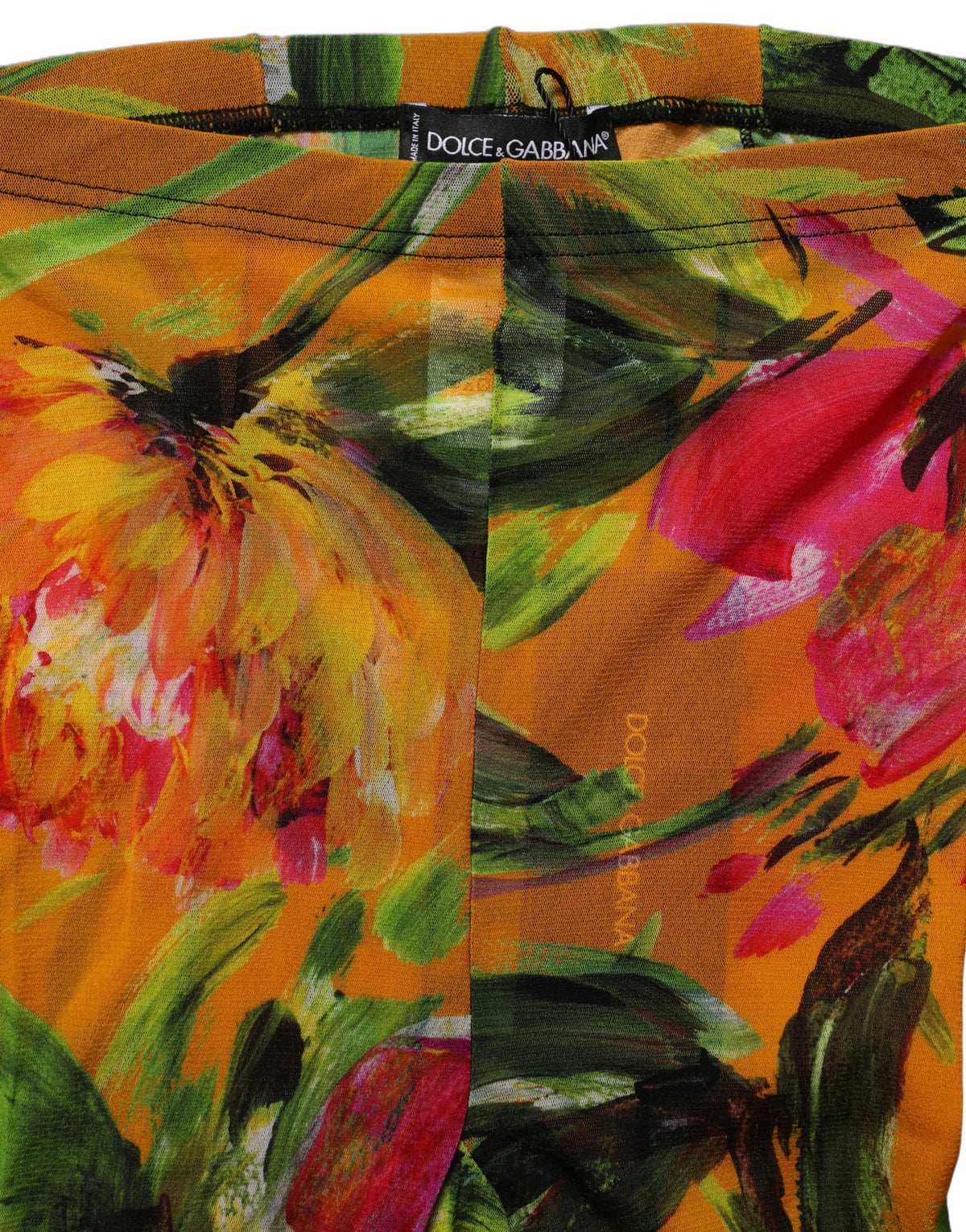 Dolce & Gabbana Floral Nylon Tights Stockings Multicolor Socks Dolce & Gabbana
