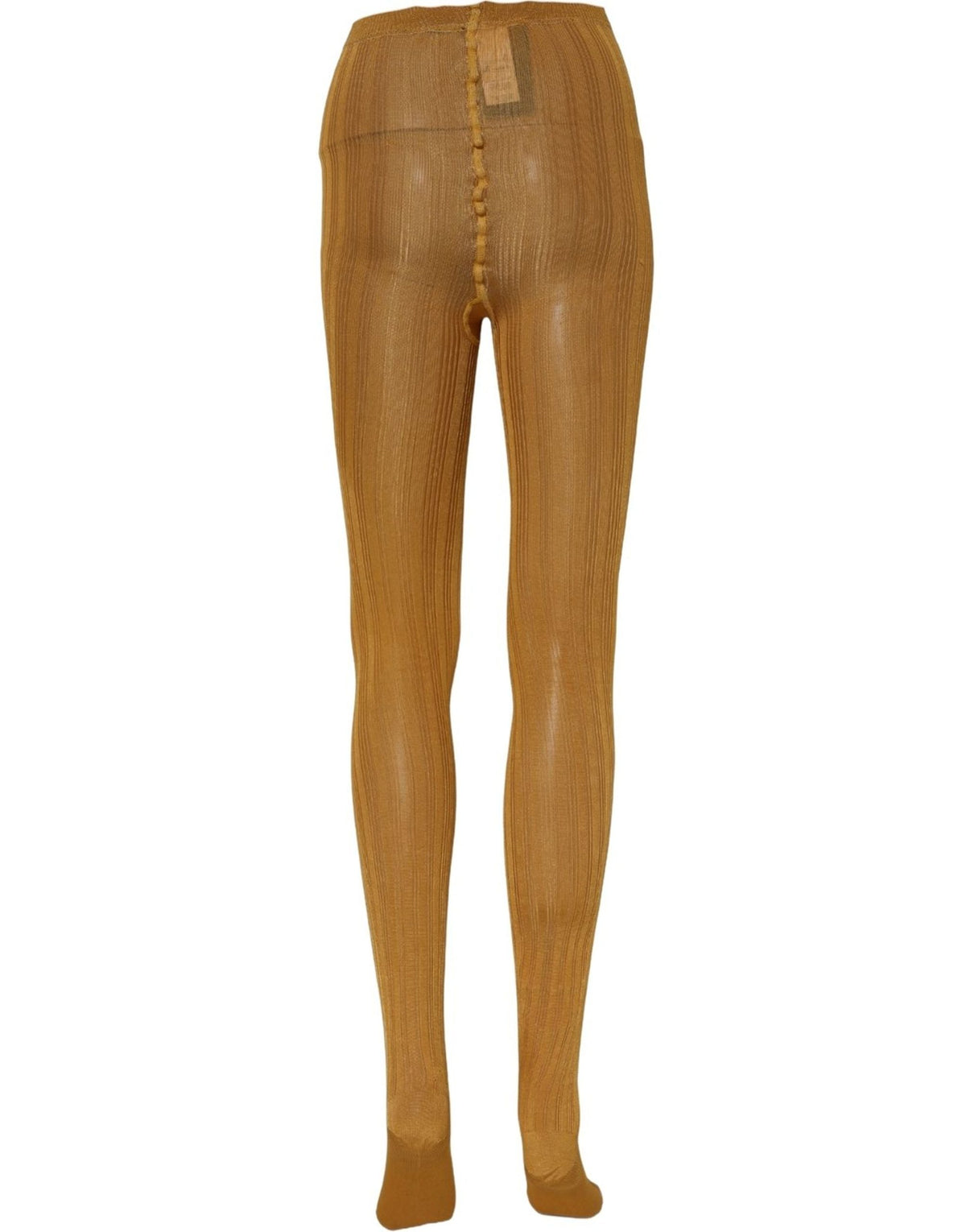 Dolce & Gabbana Mustard Nylon Tights Pantyhose Stockings Socks Dolce & Gabbana
