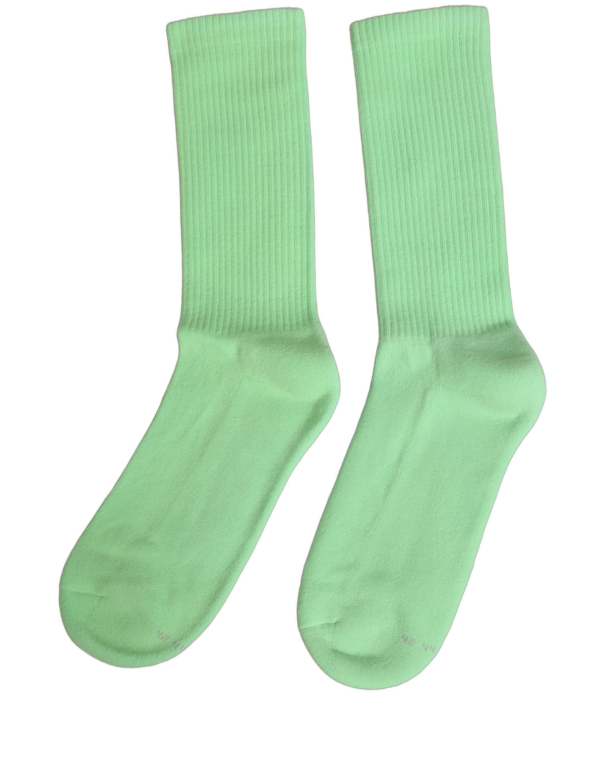 Dolce & Gabbana Green Cotton Ribbed Mid Calf Women Accessory Socks Dolce & Gabbana