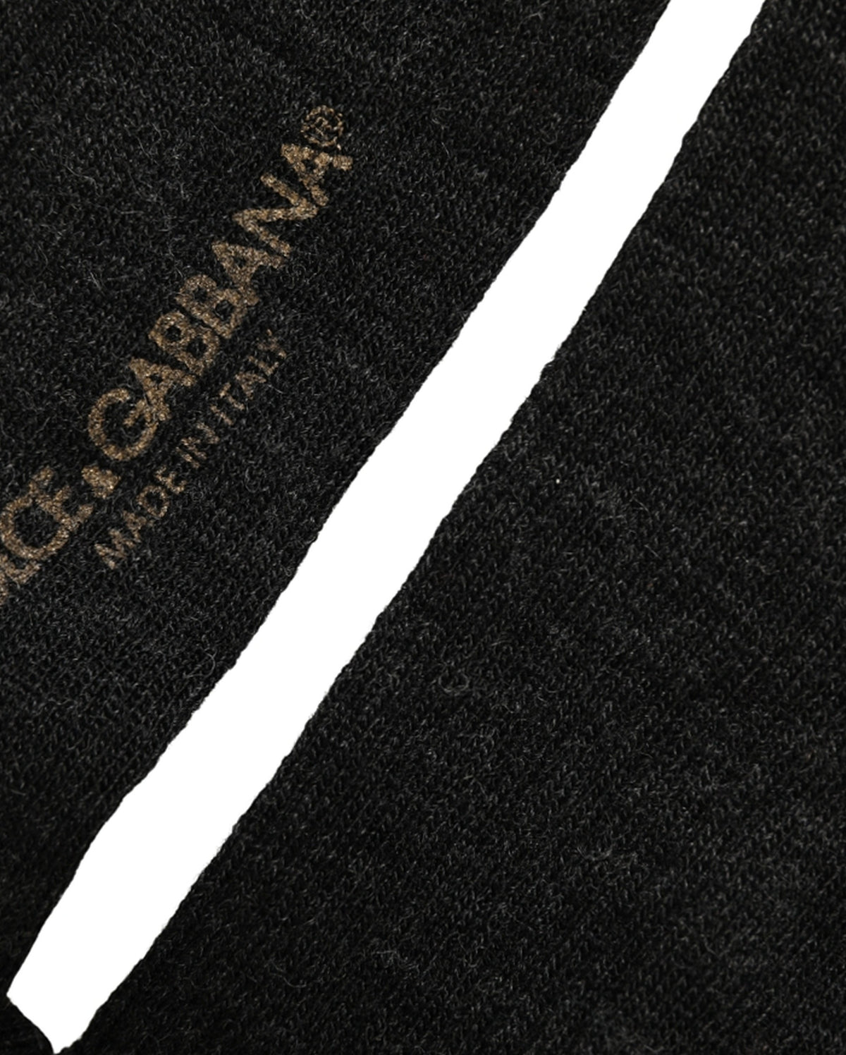 Dolce & Gabbana Black Wool DG Logo Mid Calf Accessory Socks Dolce & Gabbana