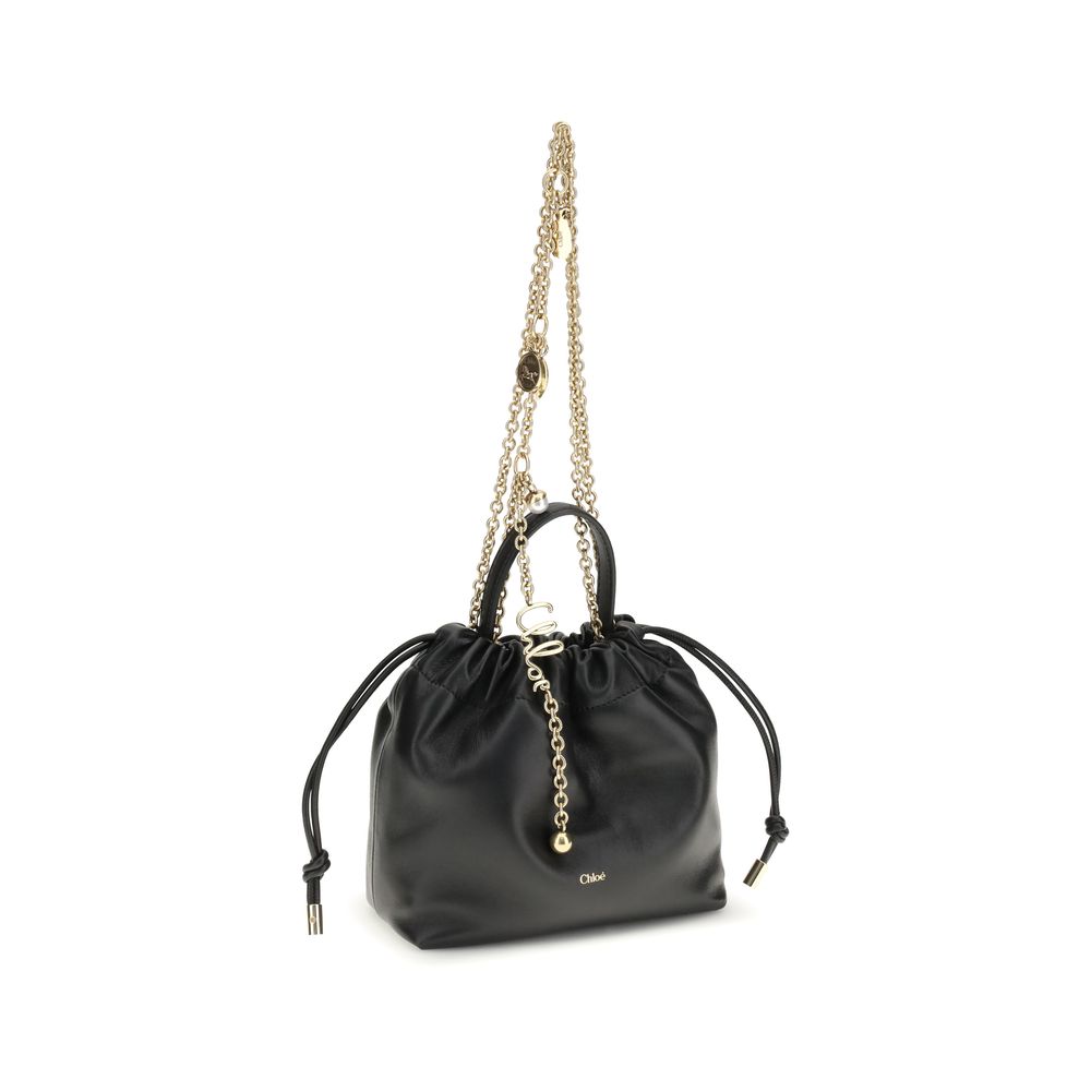 Chloé Black Calf Leather Bos Taurus Shoulder Bag Chloé