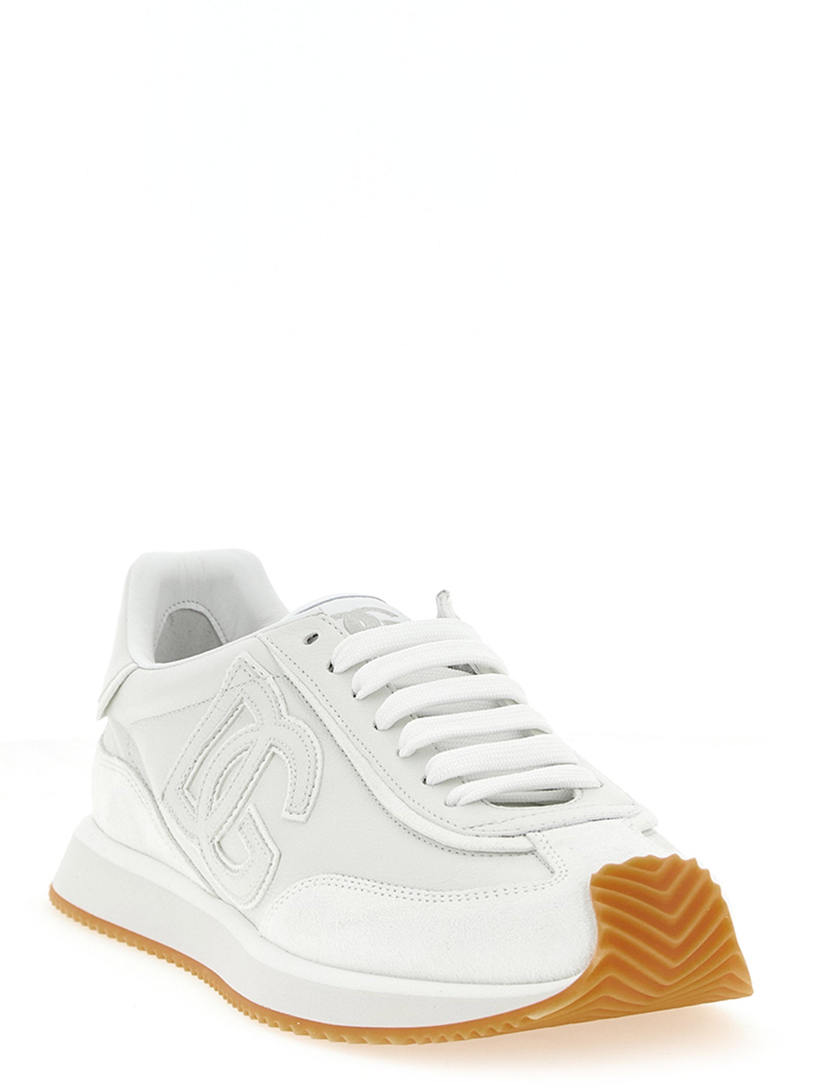 Dolce & Gabbana White Calfskin Low Top Sneakers Dolce & Gabbana