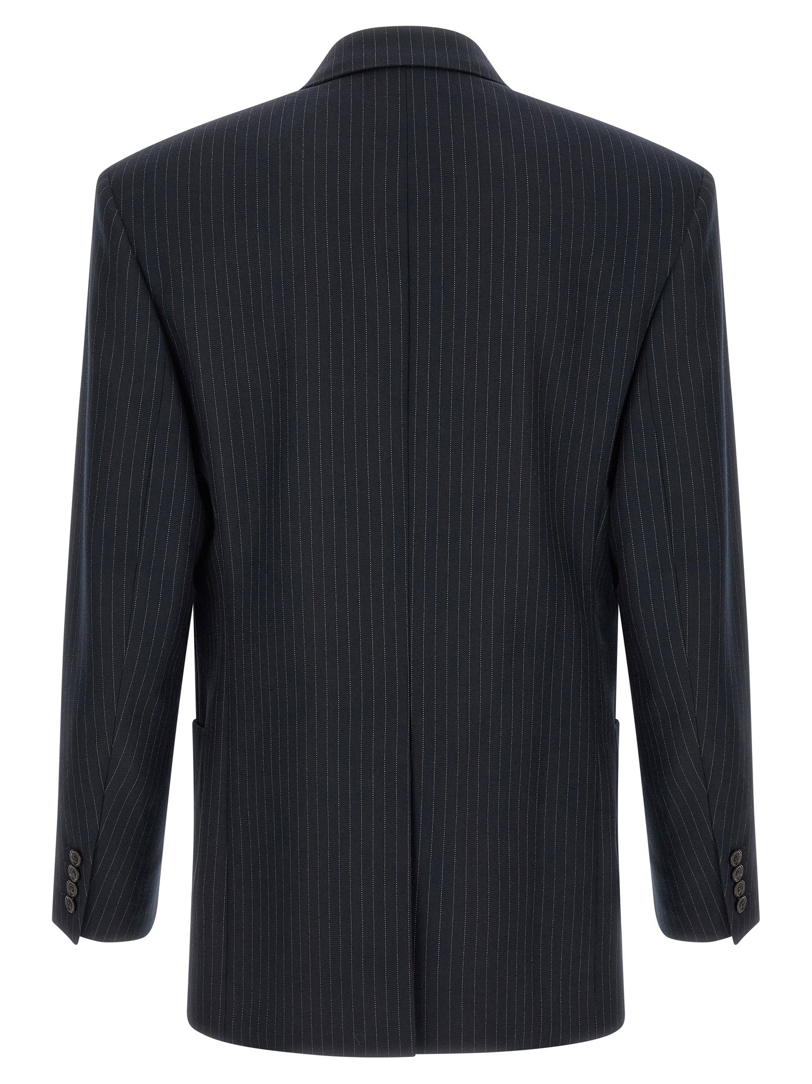 Saint Laurent Blue Wool Blazer Saint Laurent