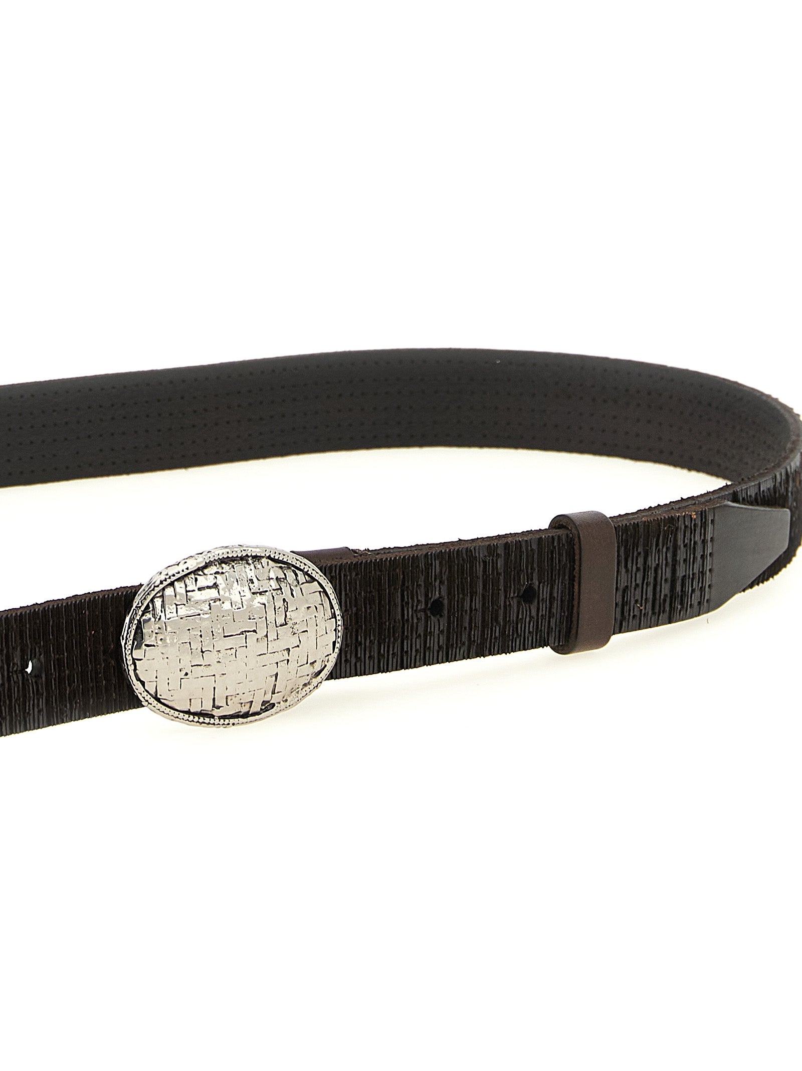 Brunello Cucinelli Brown Calfskin Regular Belt Brunello Cucinelli