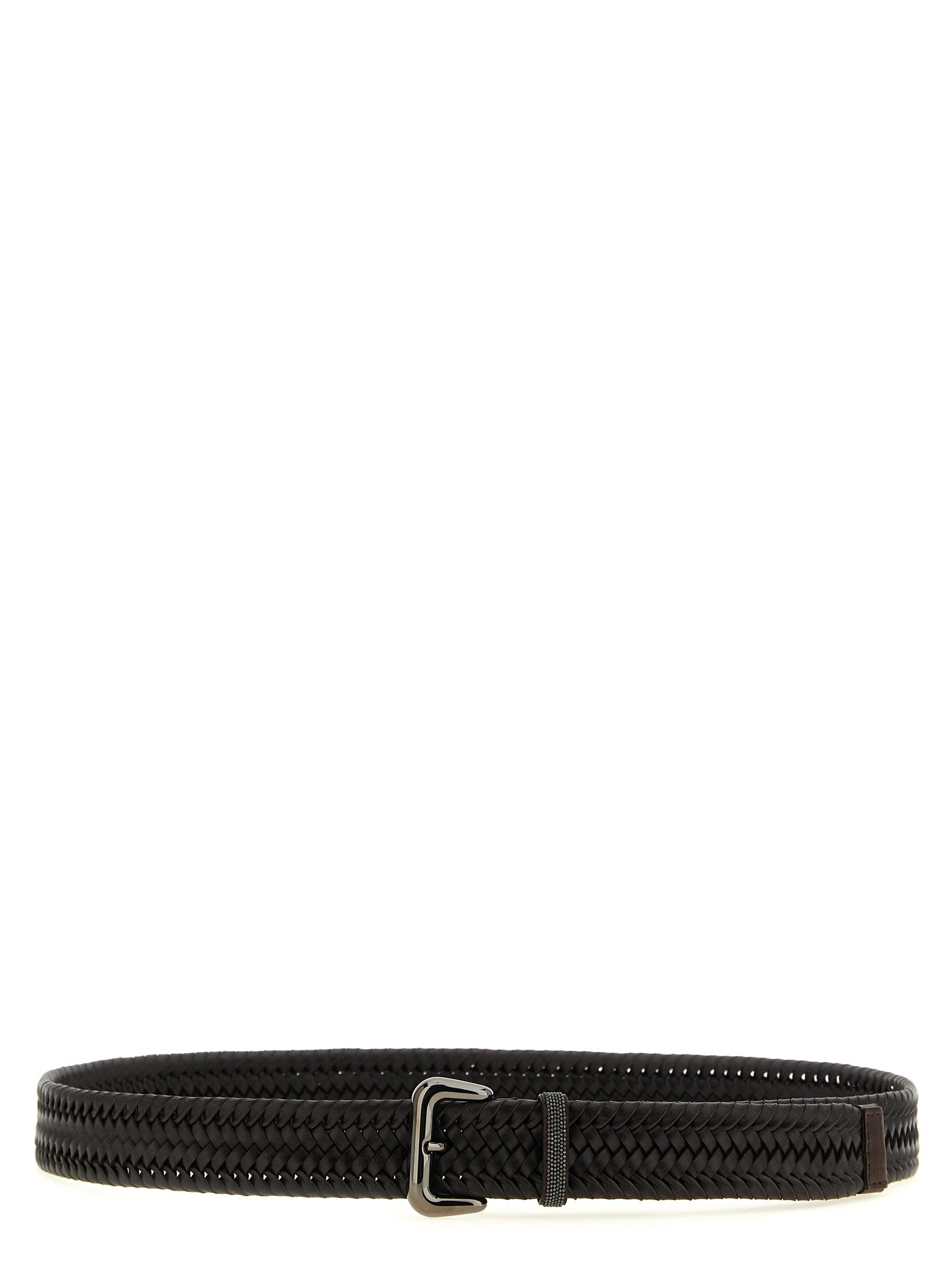 Brunello Cucinelli Brown Leather Regular Belt Brunello Cucinelli