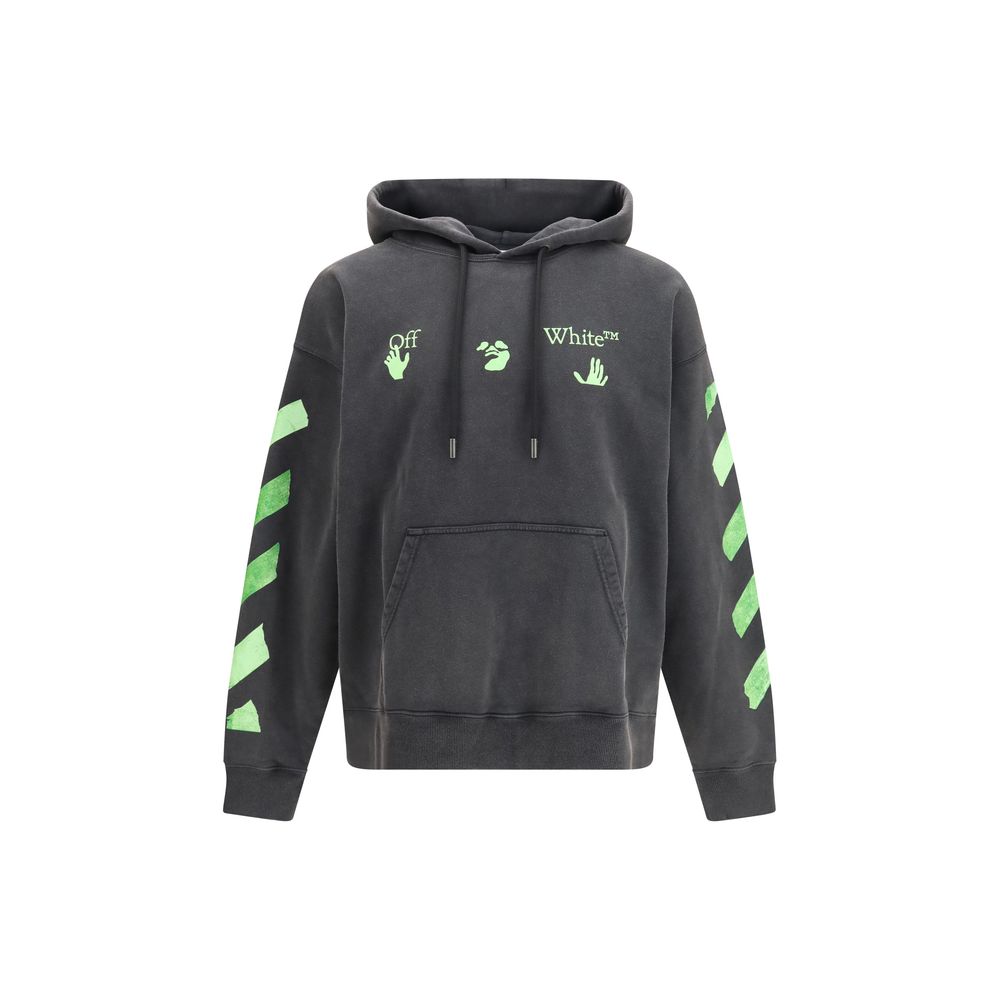 Off-White Gray Cotton Sweatshirt Off-White