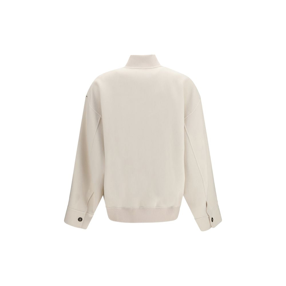 Max Mara Beige Wool Oves Aries Full-Length Jacket Max Mara