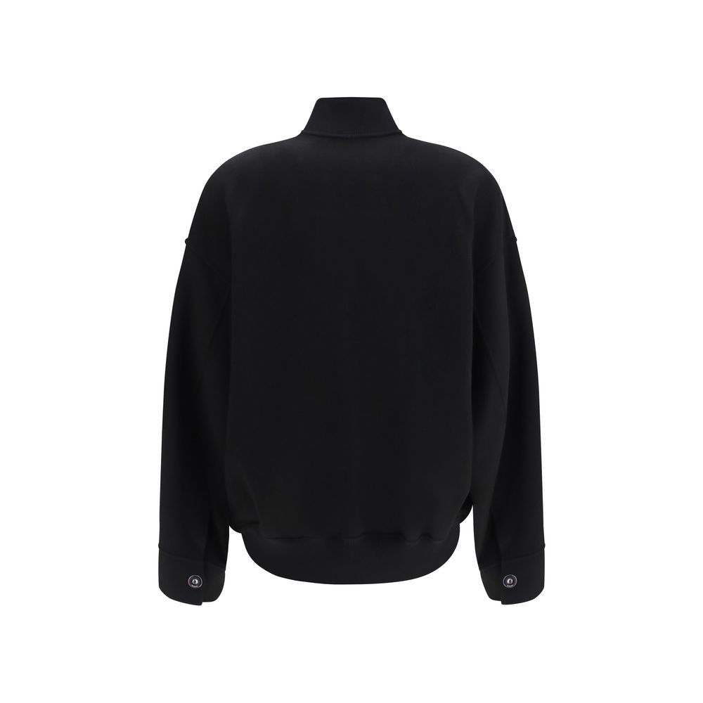 Max Mara Black Wool Oves Aries Full-Length Jacket Max Mara
