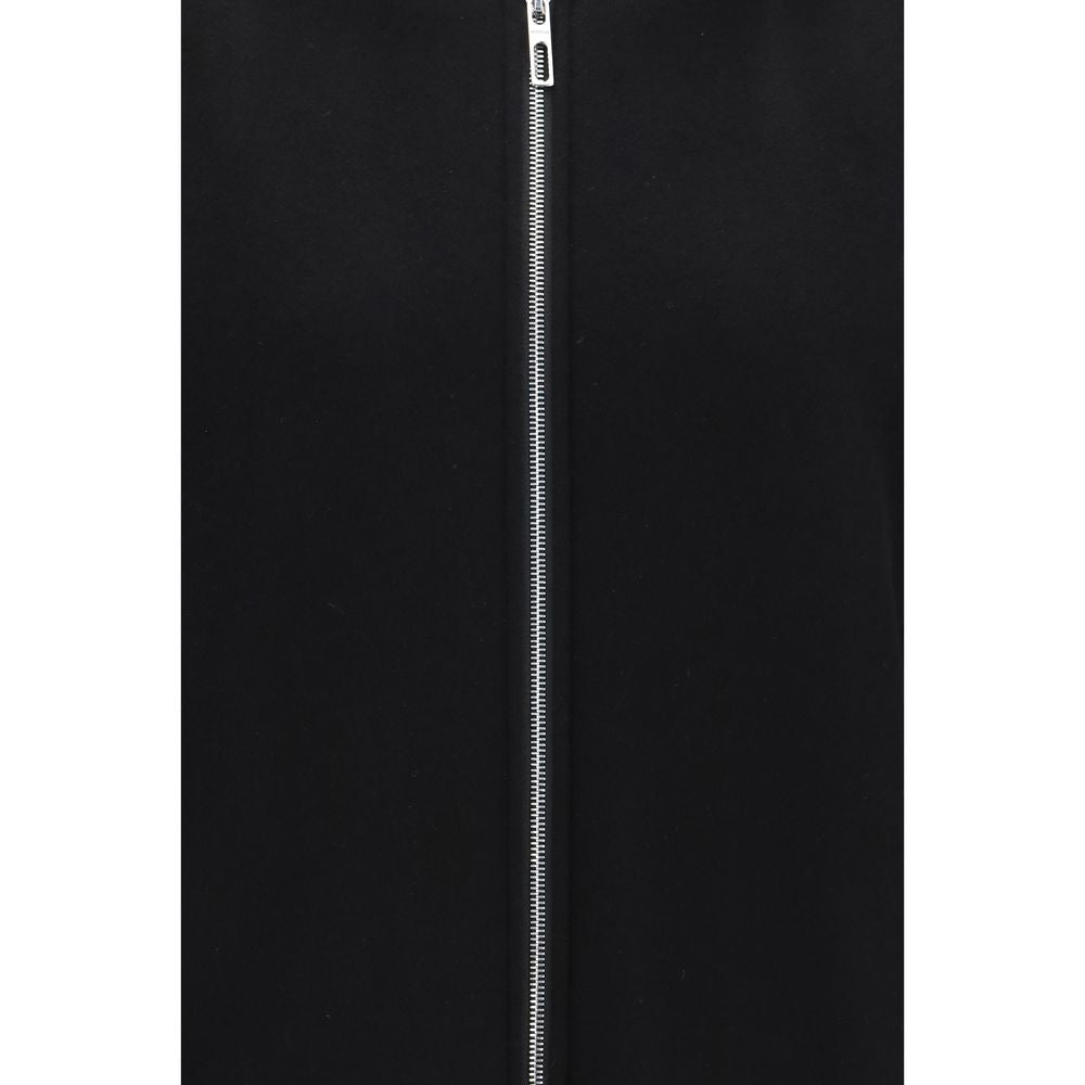 Max Mara Black Wool Oves Aries Full-Length Jacket Max Mara