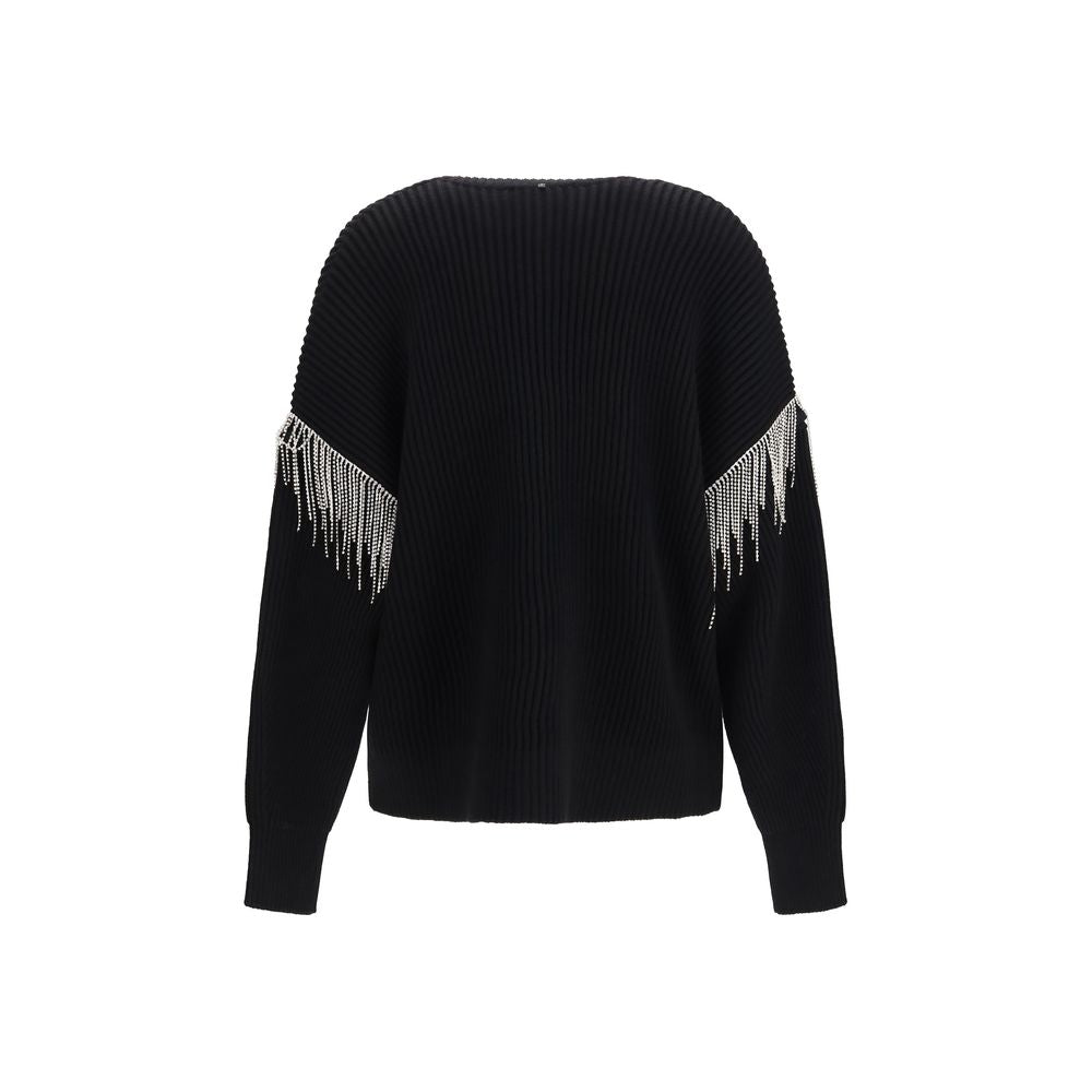 Max Mara Black Wool Oves Aries Cardigan Max Mara