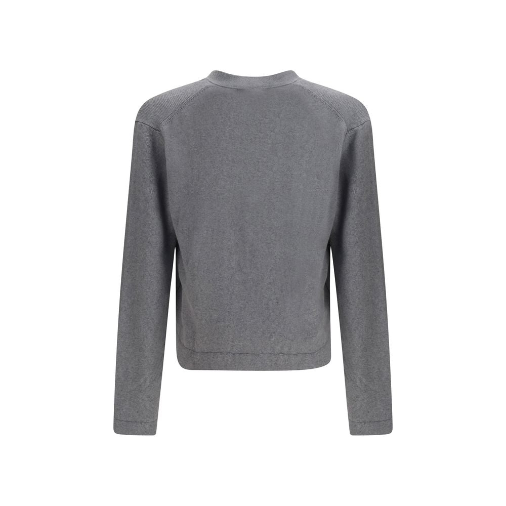 Vivienne Westwood Gray Cotton Cardigan Vivienne Westwood